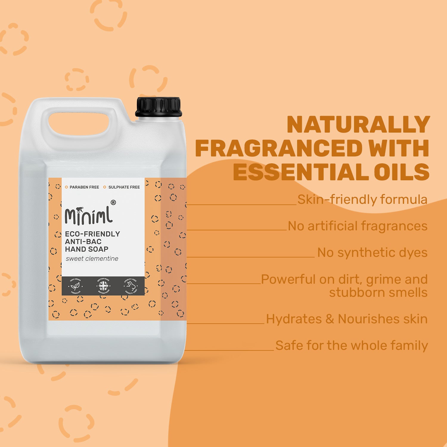 Anti-Bac Hand Soap - Sweet Clementine - Bulk Refill