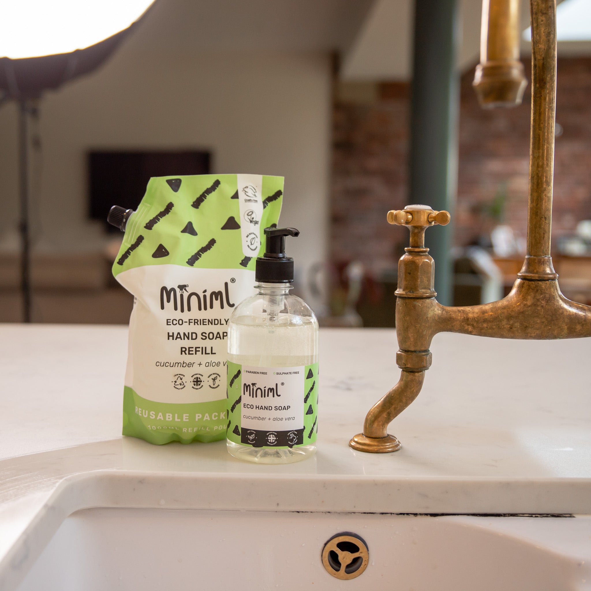 Hand Soap - Cucumber + Aloe Vera