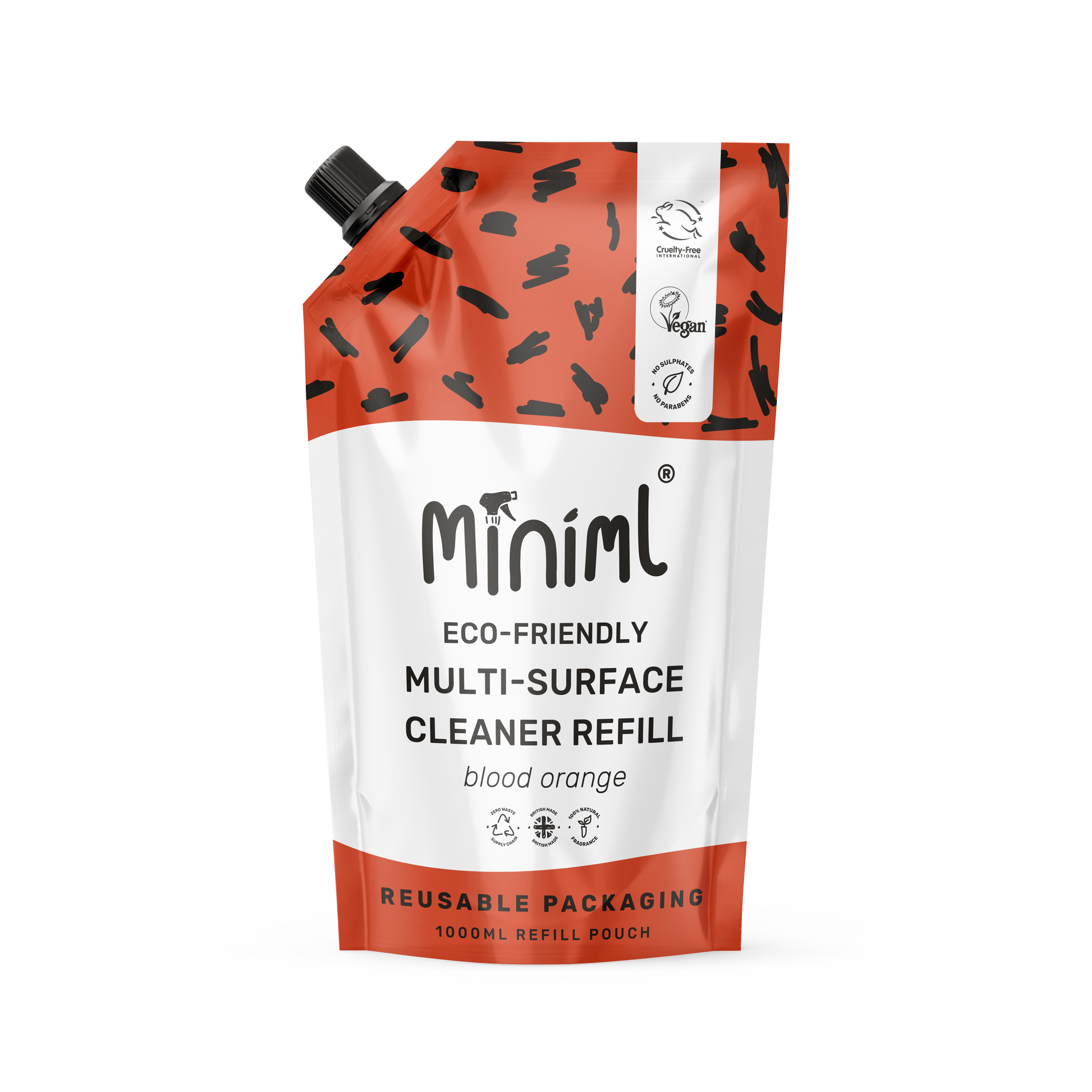 Multi-Surface Cleaner - Blood Orange - 1L Refill