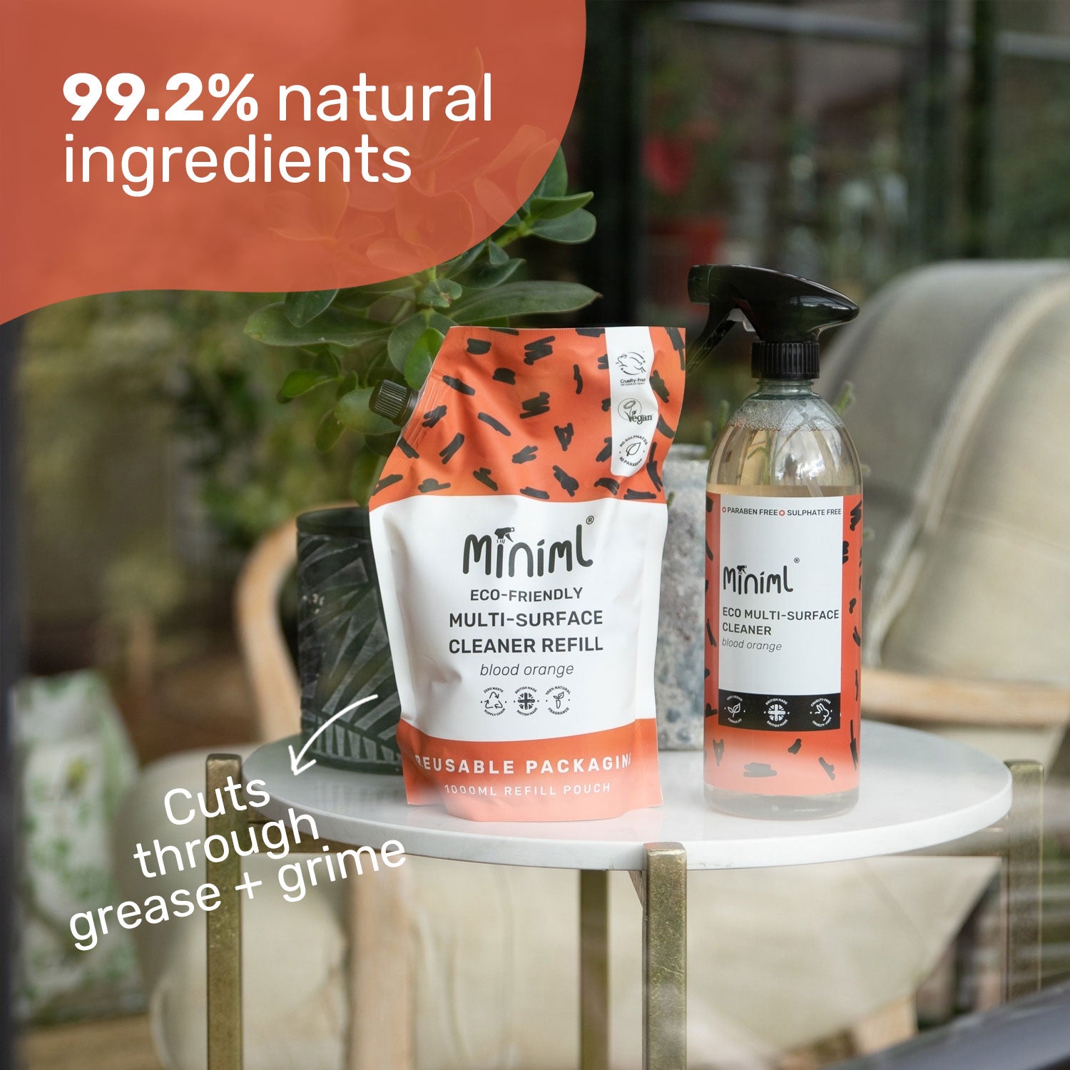 Multi-Surface Cleaner - Blood Orange - 1L Refill