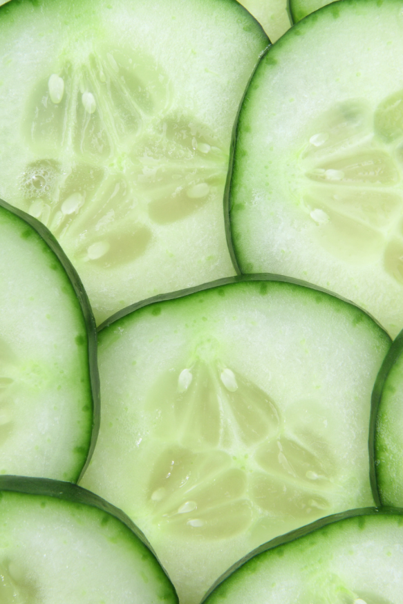 Cucumber slices