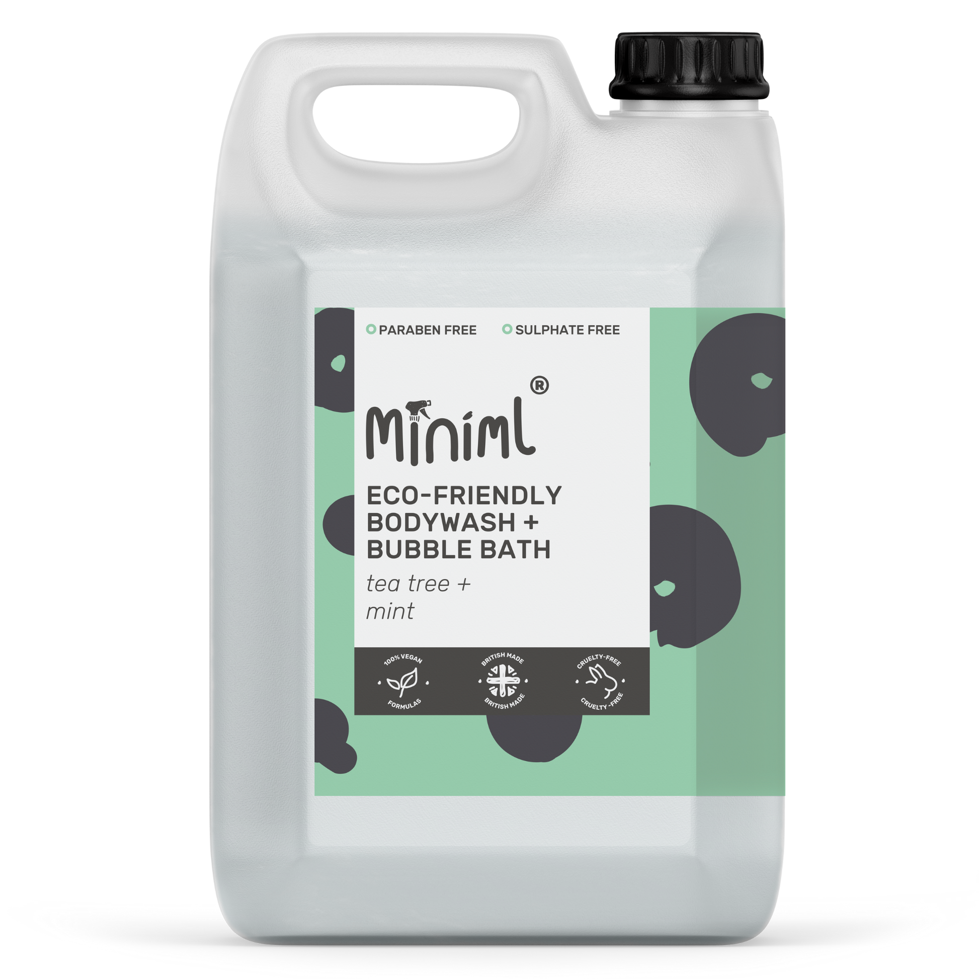 Bodywash + Bubblebath - Tea Tree + Mint - Bulk Refill