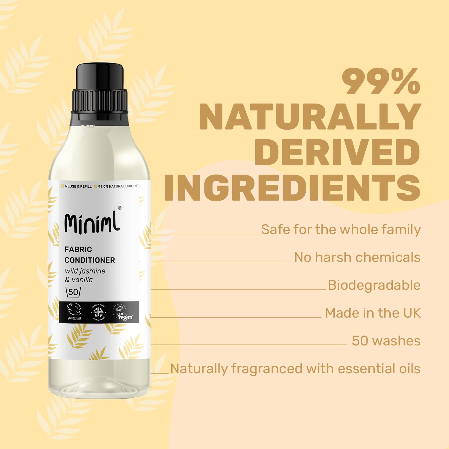 Fabric Conditioner - Wild Jasmine + Vanilla