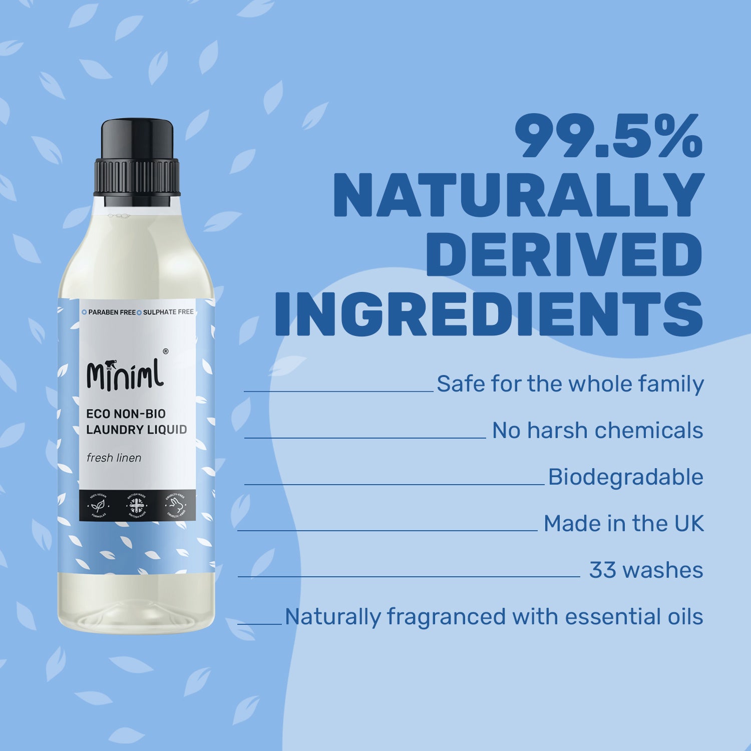 Laundry Liquid - Fresh Linen - Starter Kit