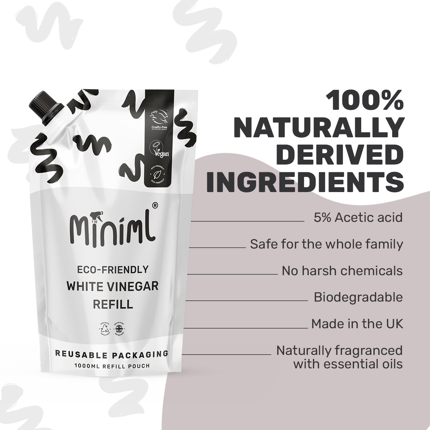 White Vinegar - Unscented - Starter Kit
