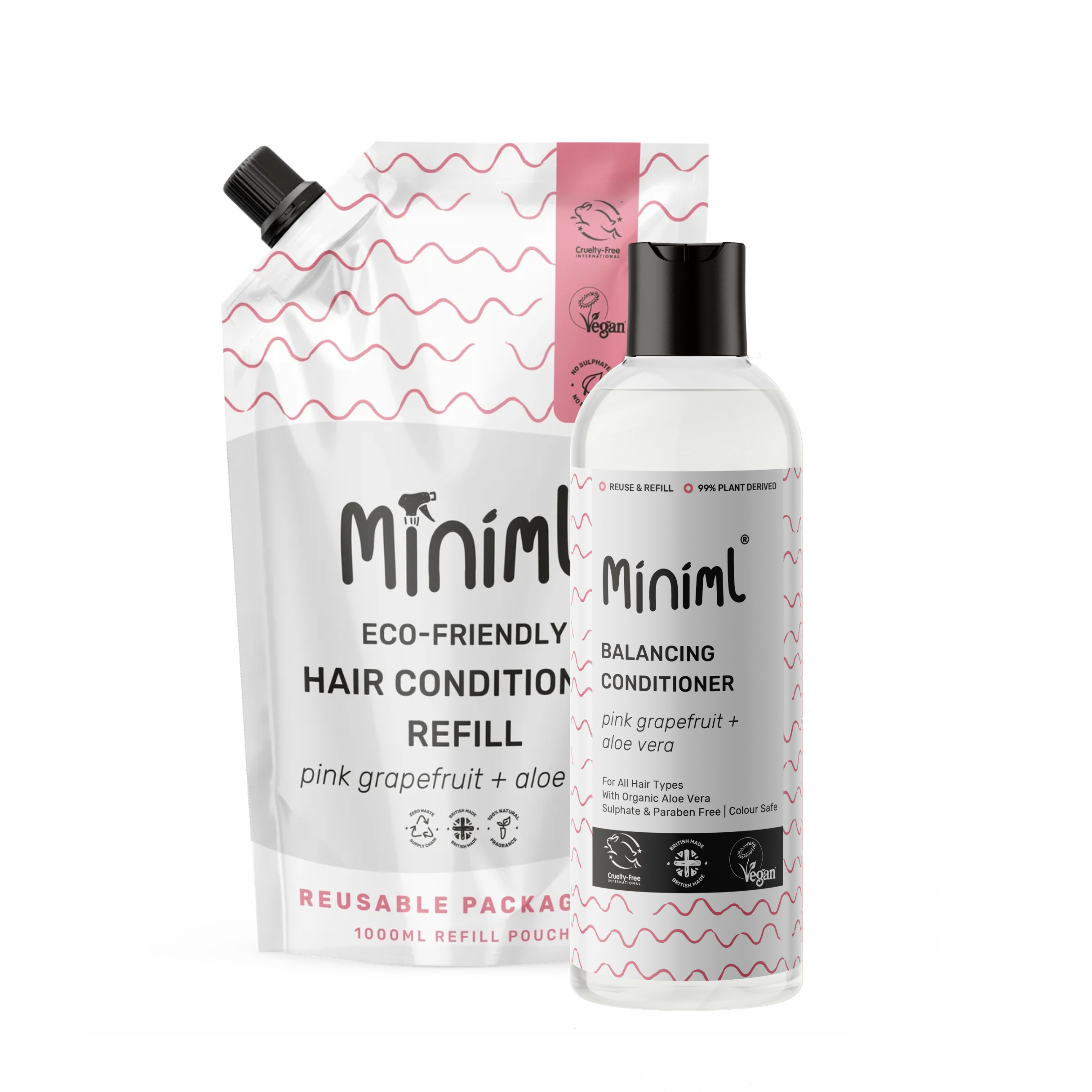 Balancing Conditioner - Pink Grapefruit + Aloe Vera - Starter Kit