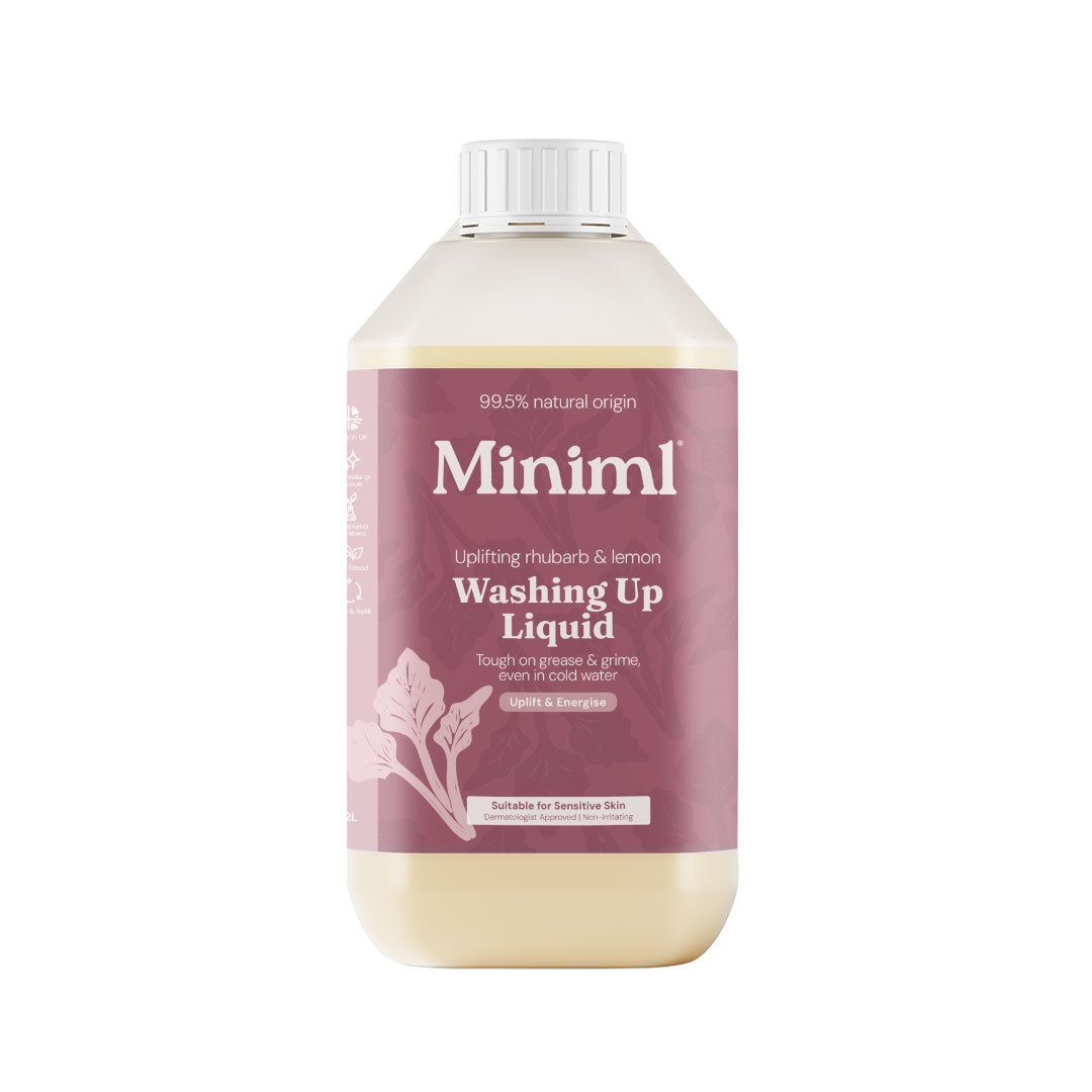 Washing Up Liquid - Uplifting Rhubarb + Lemon - 2L Refill