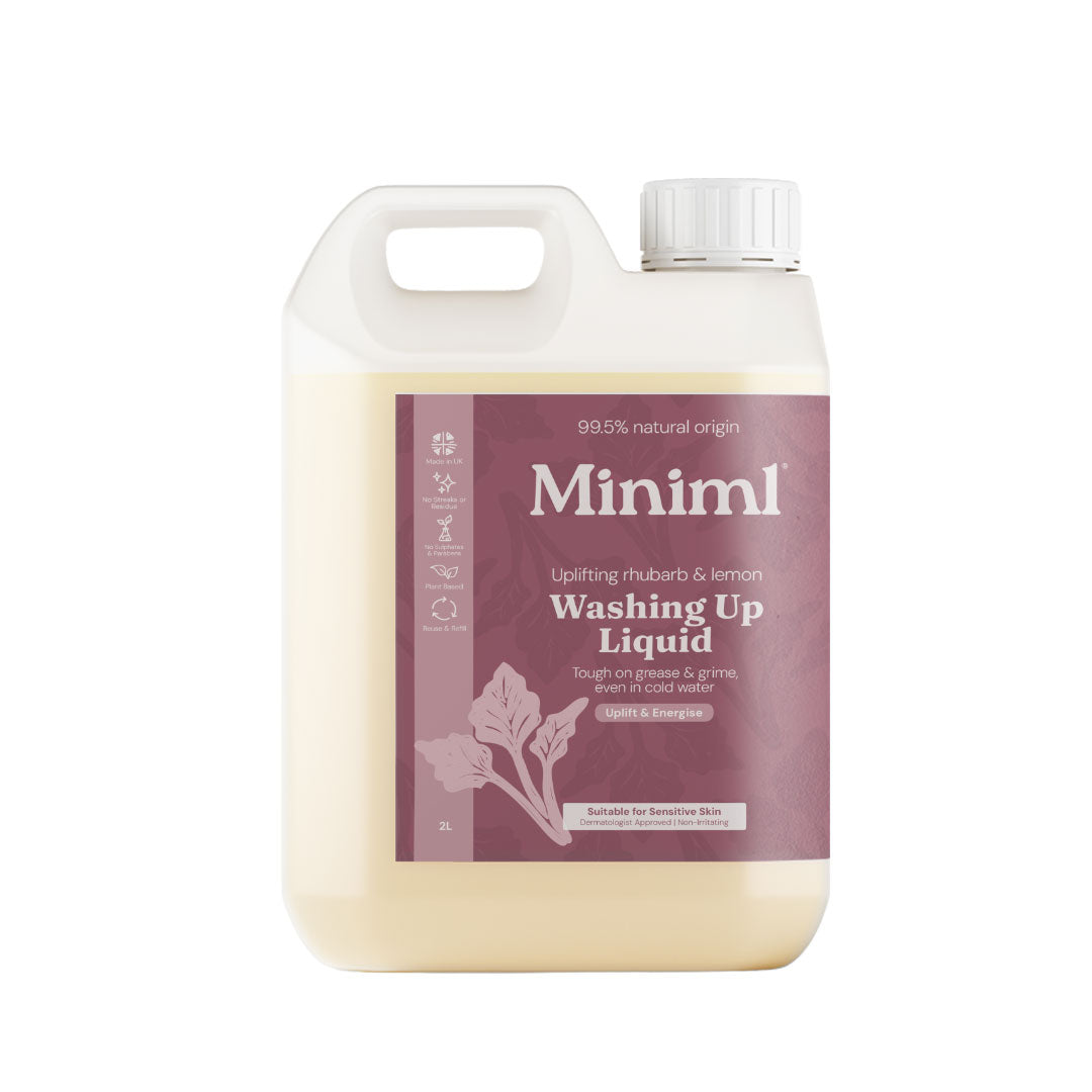 Washing Up Liquid - Uplifting Rhubarb + Lemon - 2L Refill