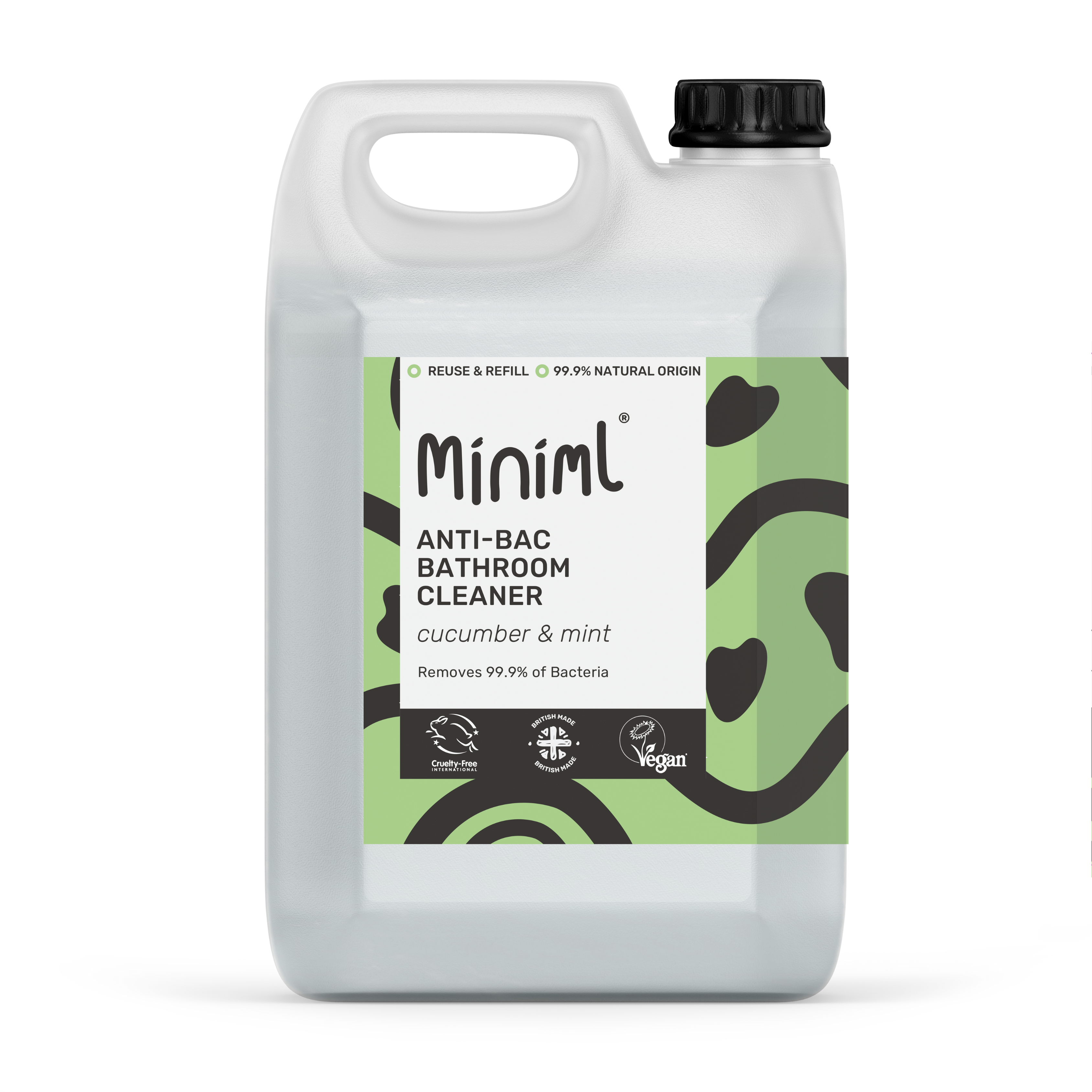 Anti-Bac Bathroom Cleaner - Cucumber + Mint - Bulk Refill