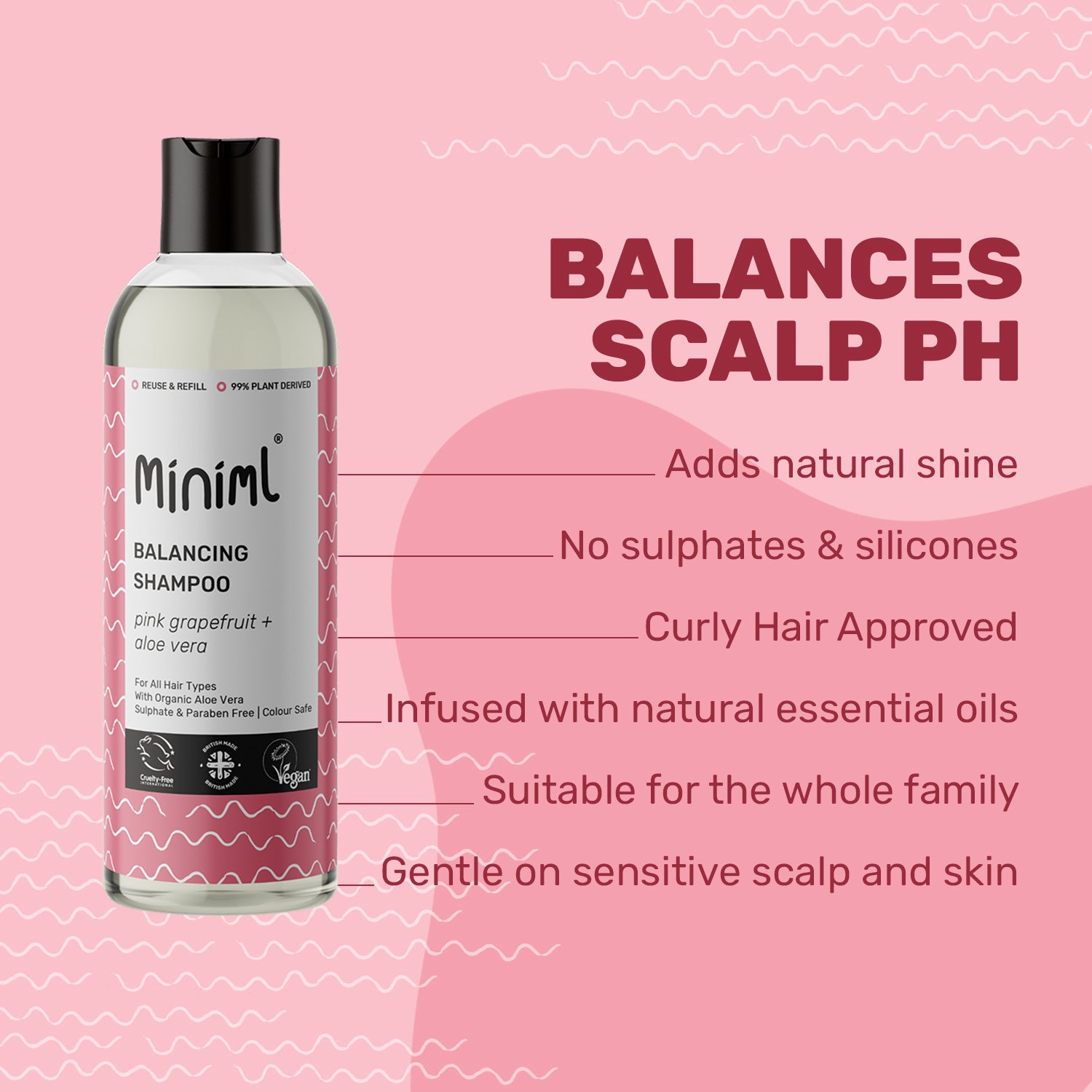 Balancing Shampoo - Pink Grapefruit + Aloe Vera - Starter Kit