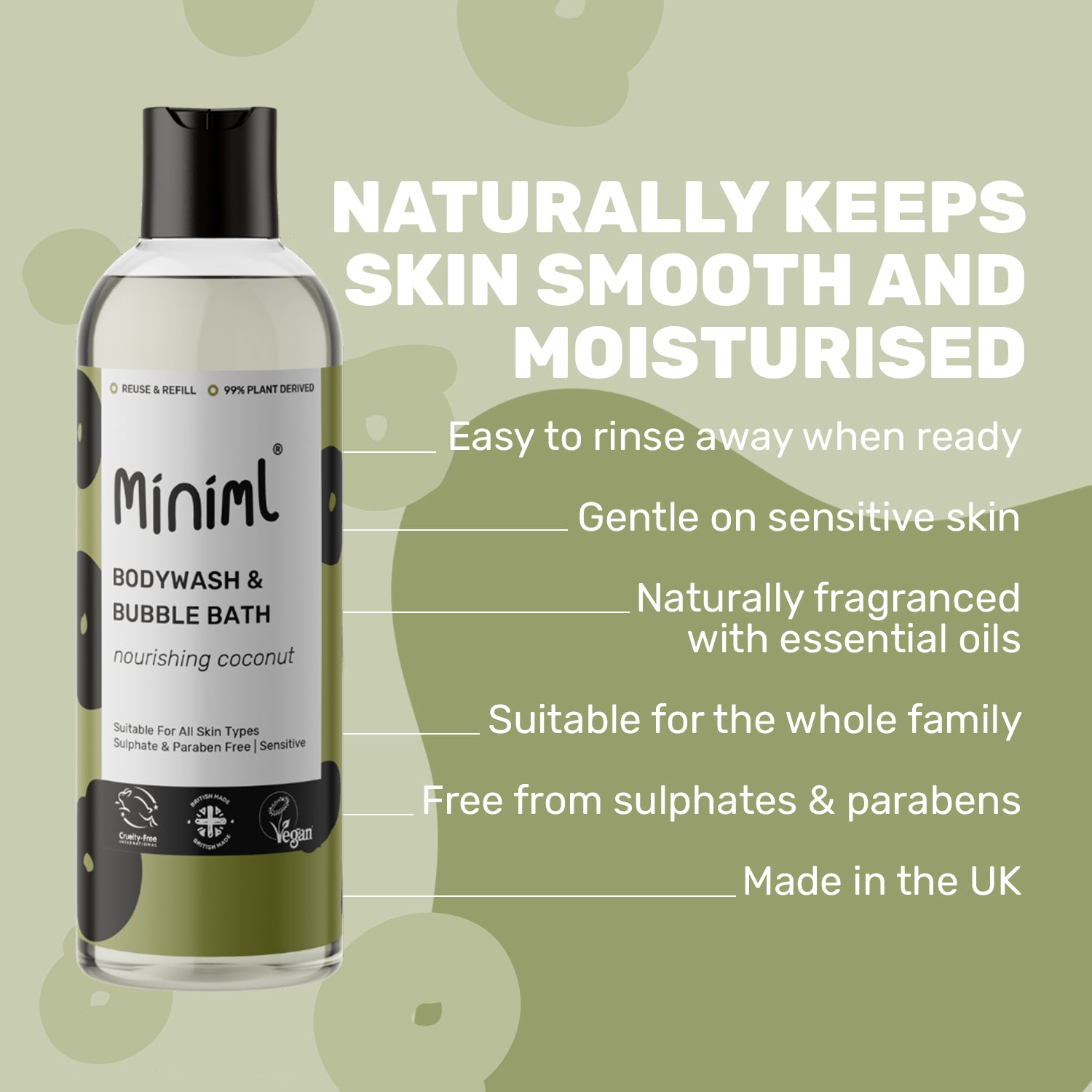 Bodywash + Bubblebath - Nourishing Coconut