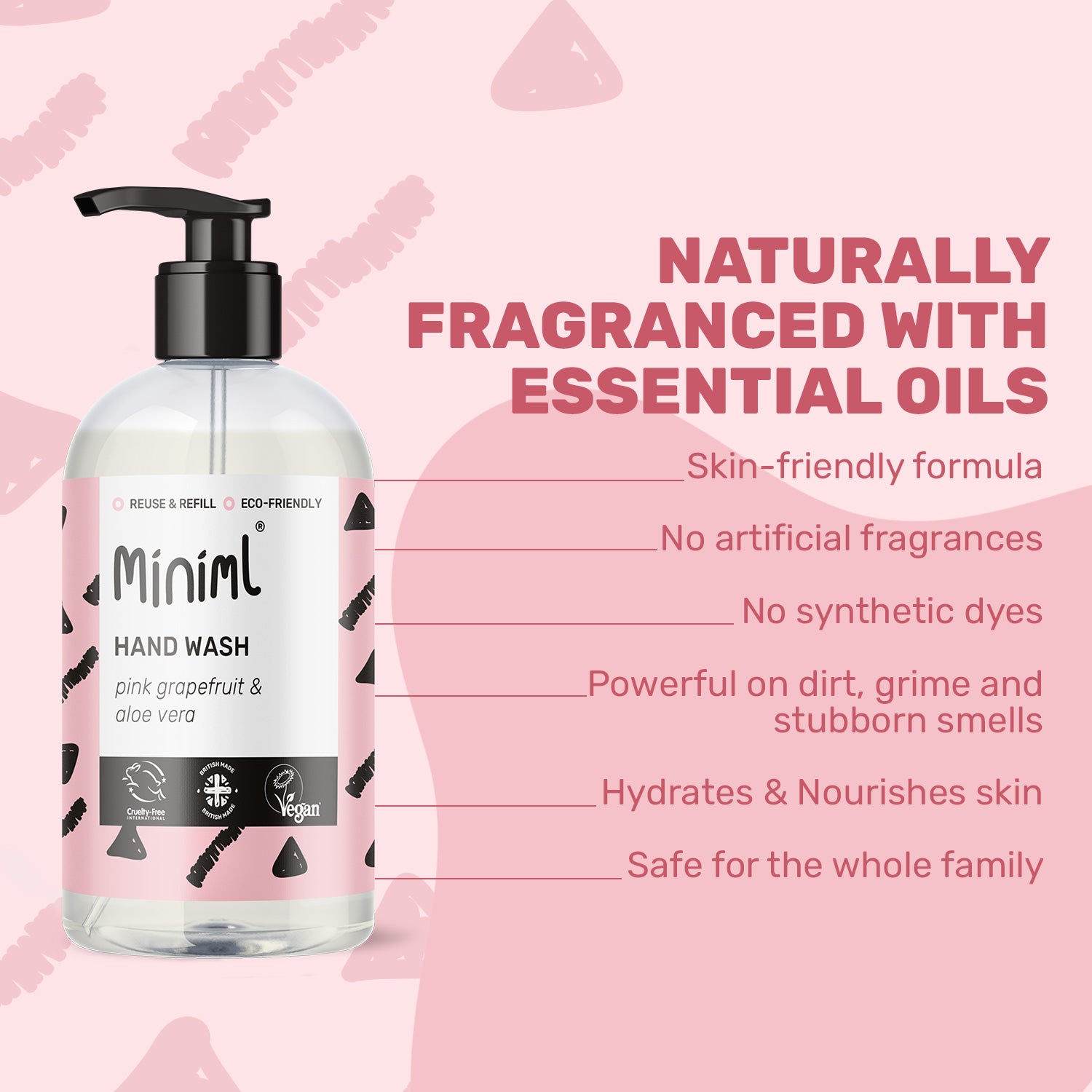 Hand Soap - Pink Grapefruit + Aloe Vera