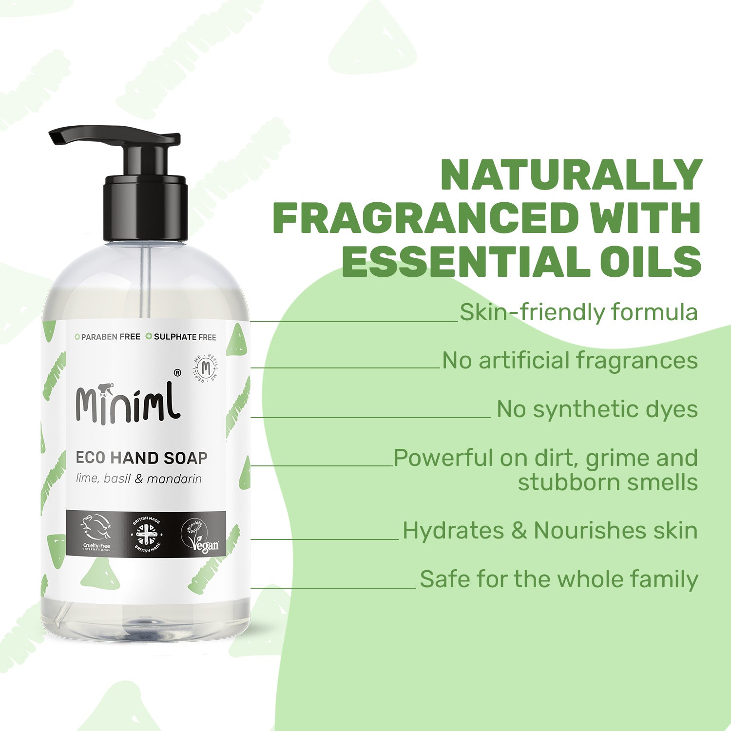 Hand Soap - Lime, Basil + Mandarin