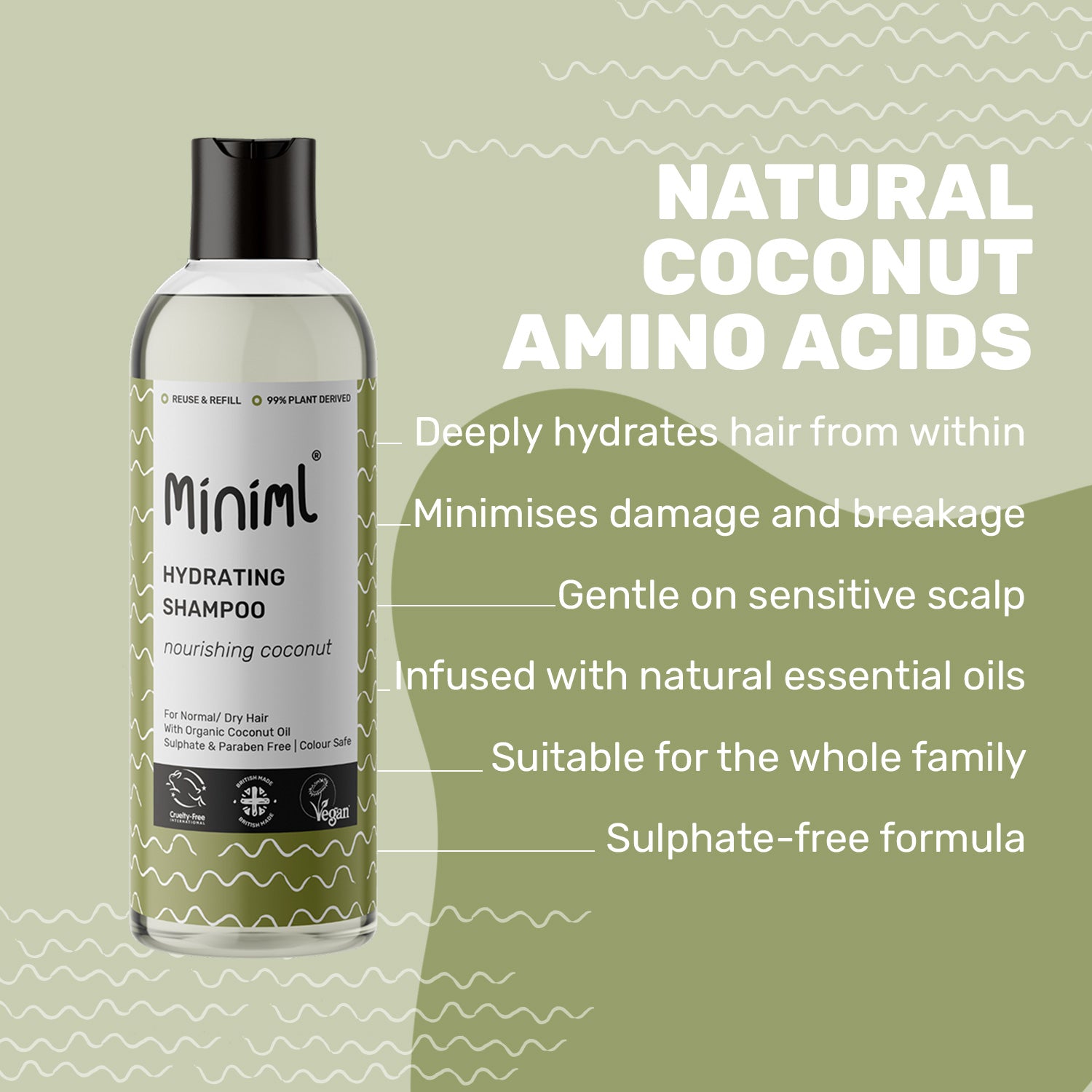 Hydrating Shampoo - Nourishing Coconut