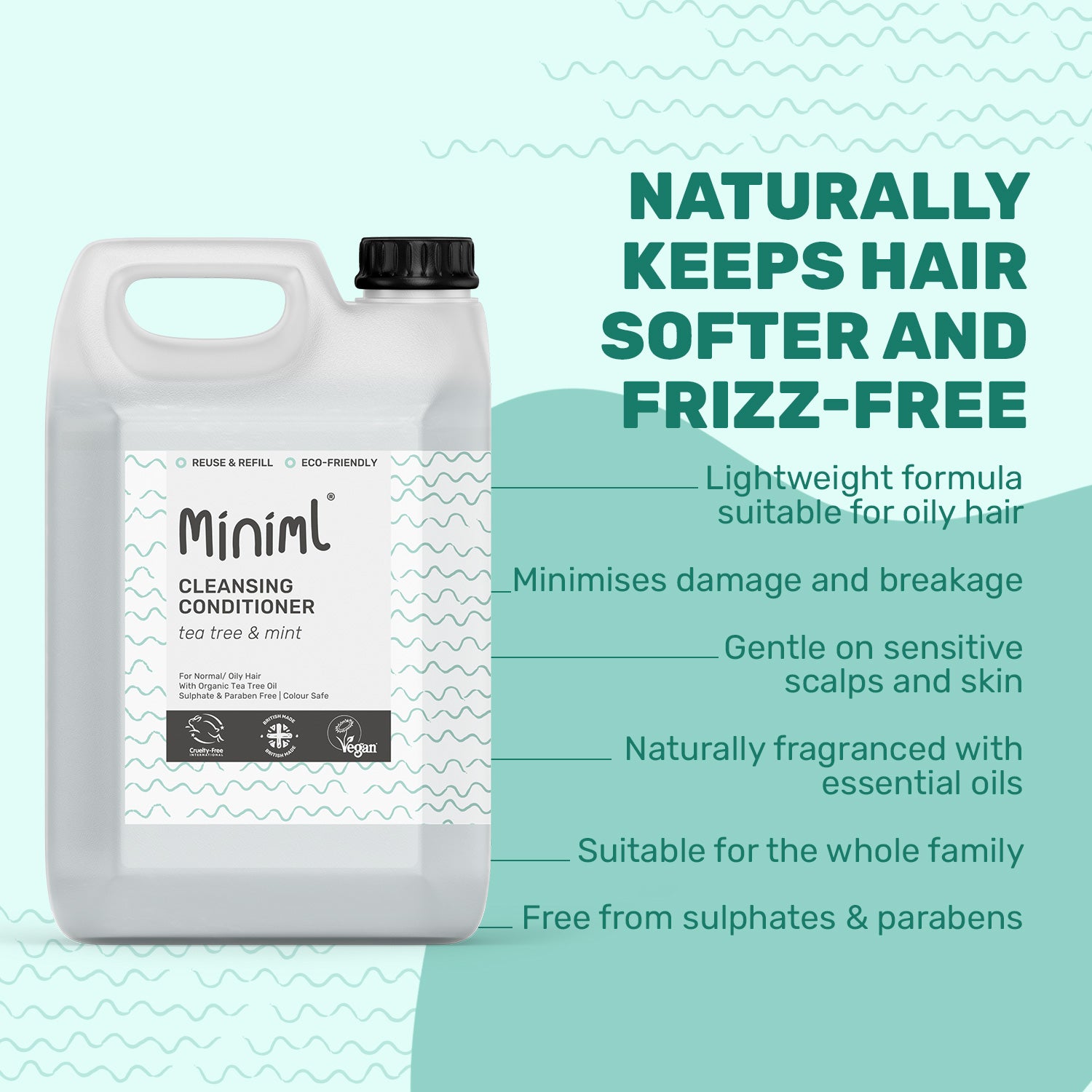 Cleansing Conditioner - Tea Tree + Mint - Bulk Refill