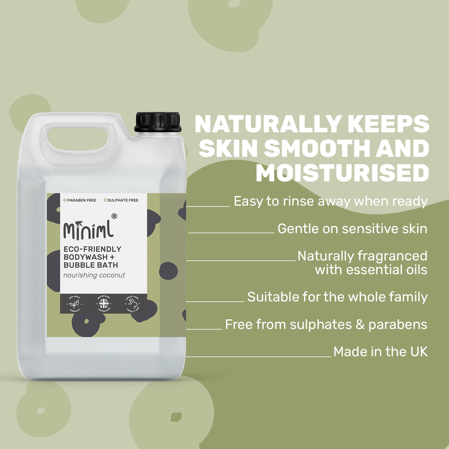 Bodywash + Bubblebath - Nourishing Coconut - Bulk Refill