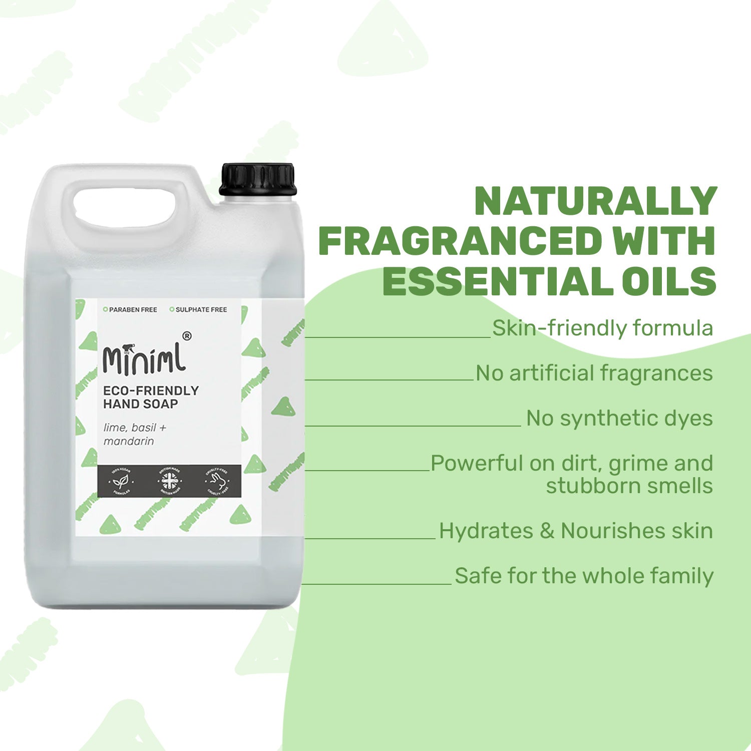 Hand Soap - Lime, Basil + Mandarin - Bulk Refill