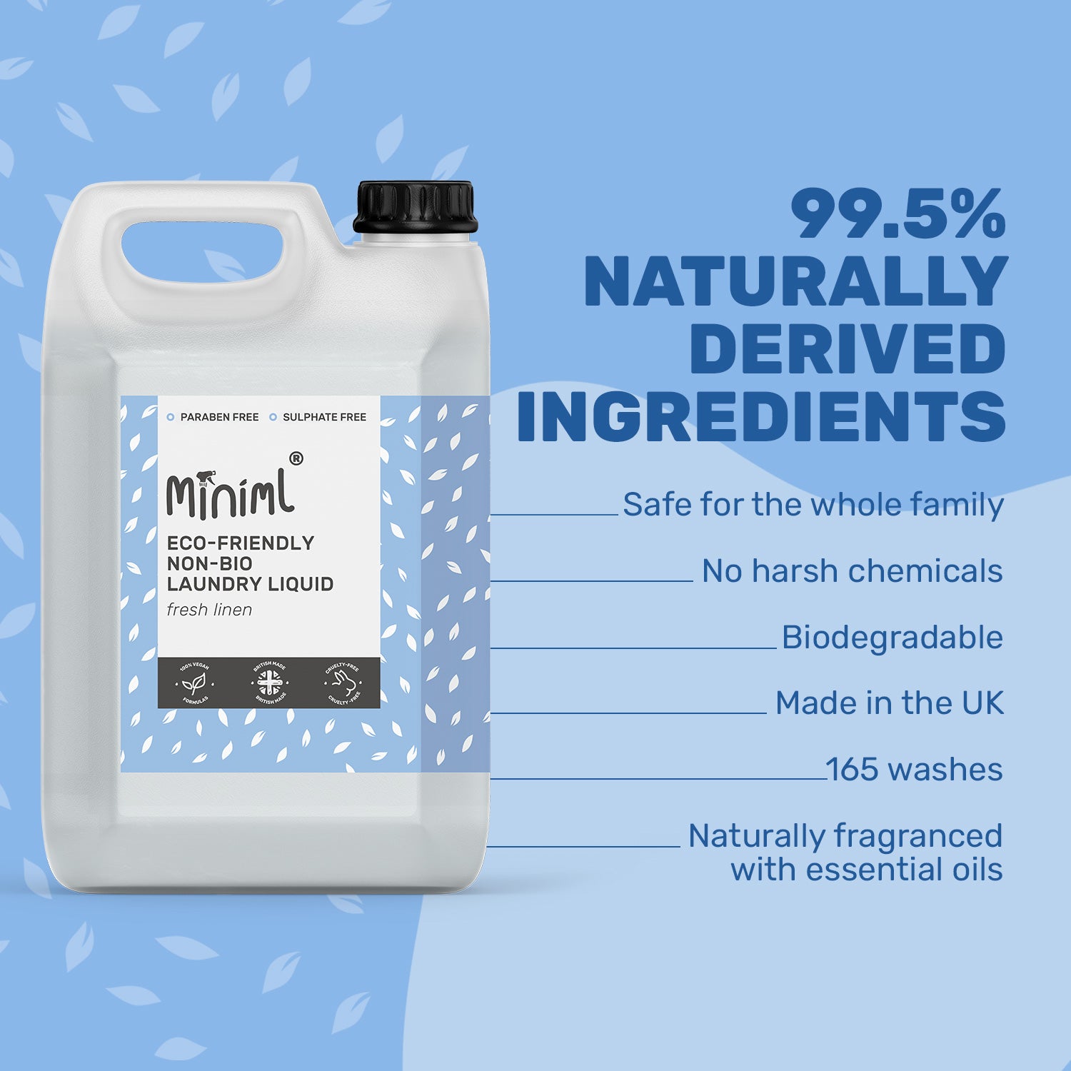 Laundry Liquid - Fresh Linen - Bulk Refill (165 Washes)
