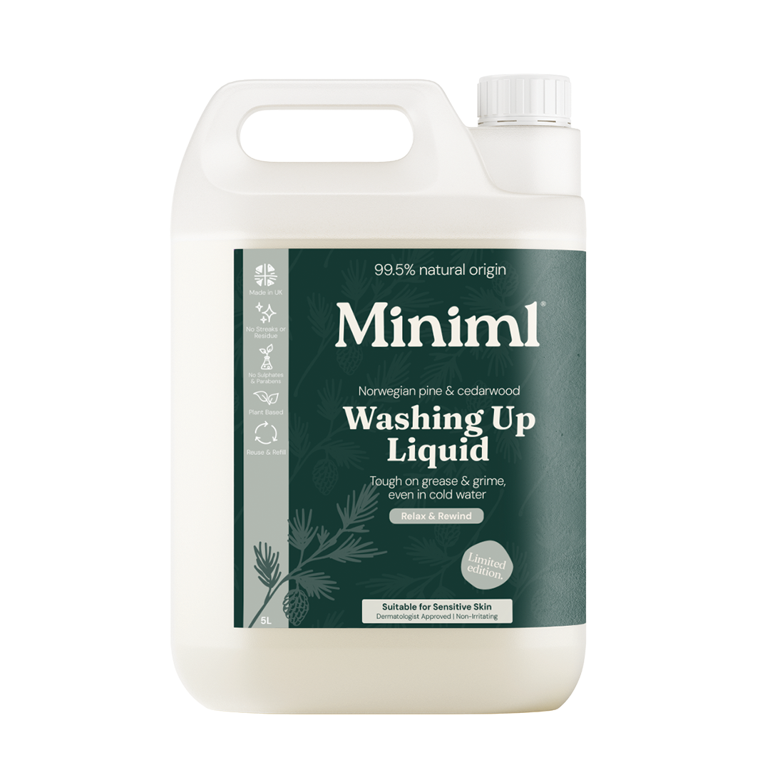 Limited Edition Washing Up Liquid - Refreshing Norwegian Pine + Cedarwood - Bulk Refill