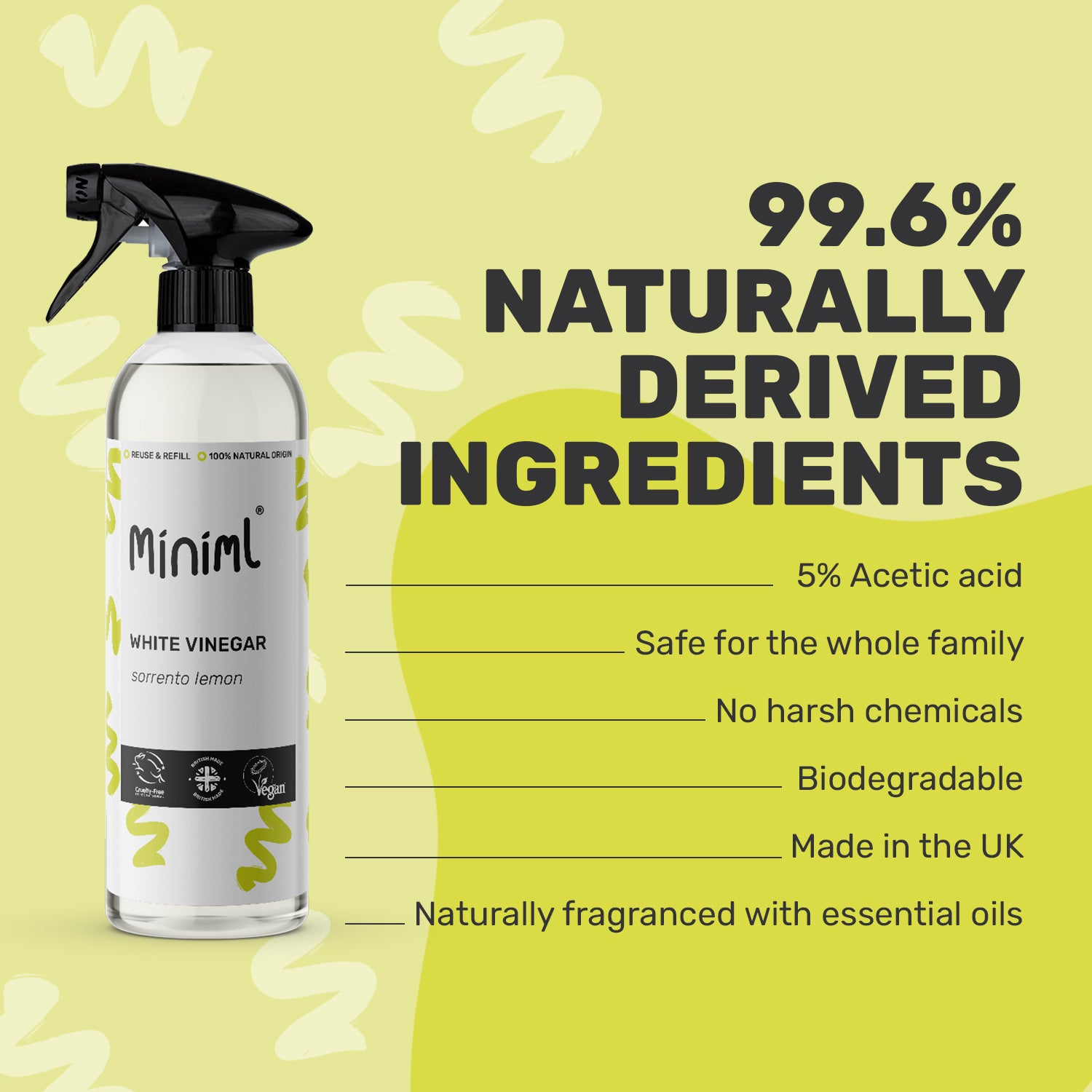 White Vinegar - Sorrento Lemon - Starter Kit