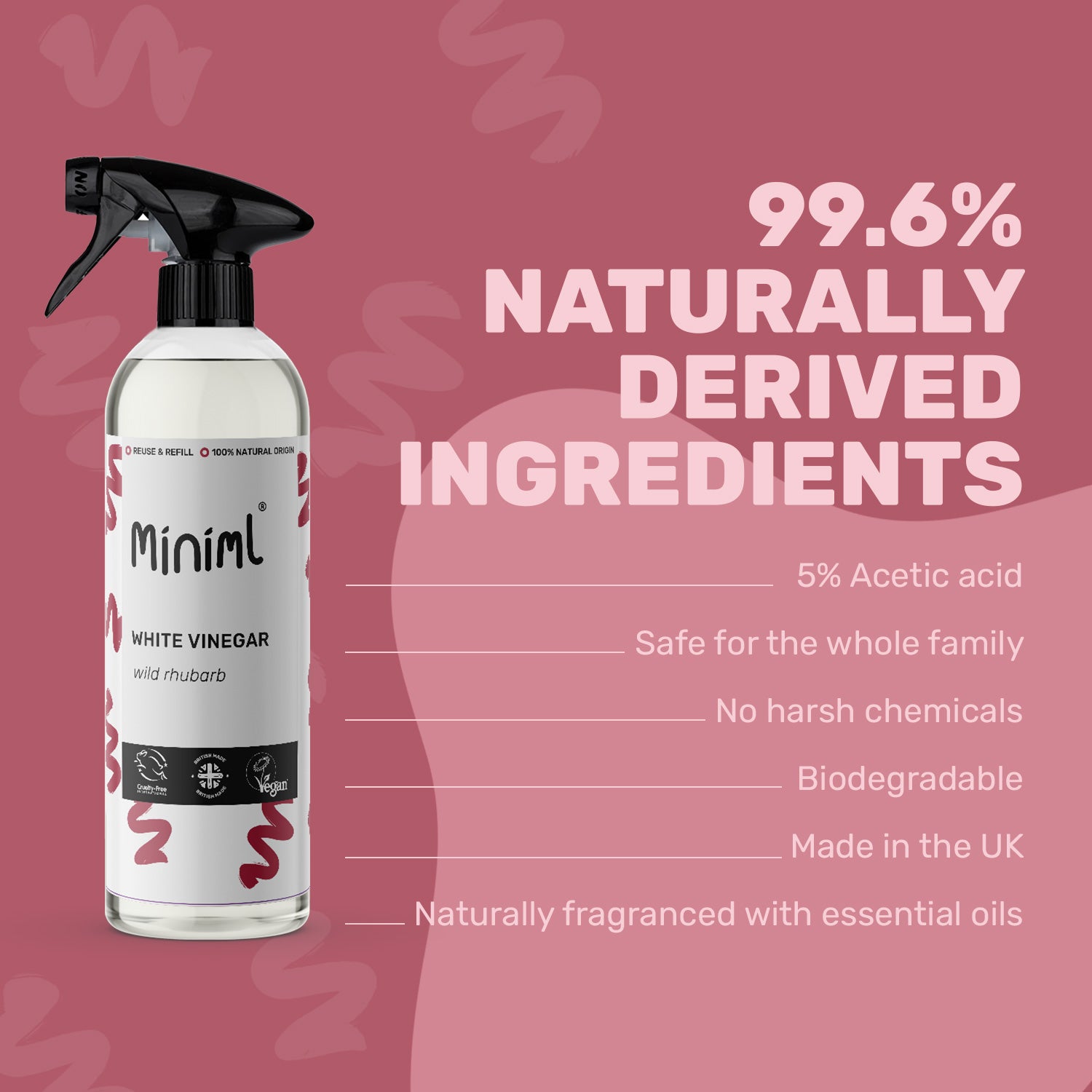 White Vinegar - Wild Rhubarb