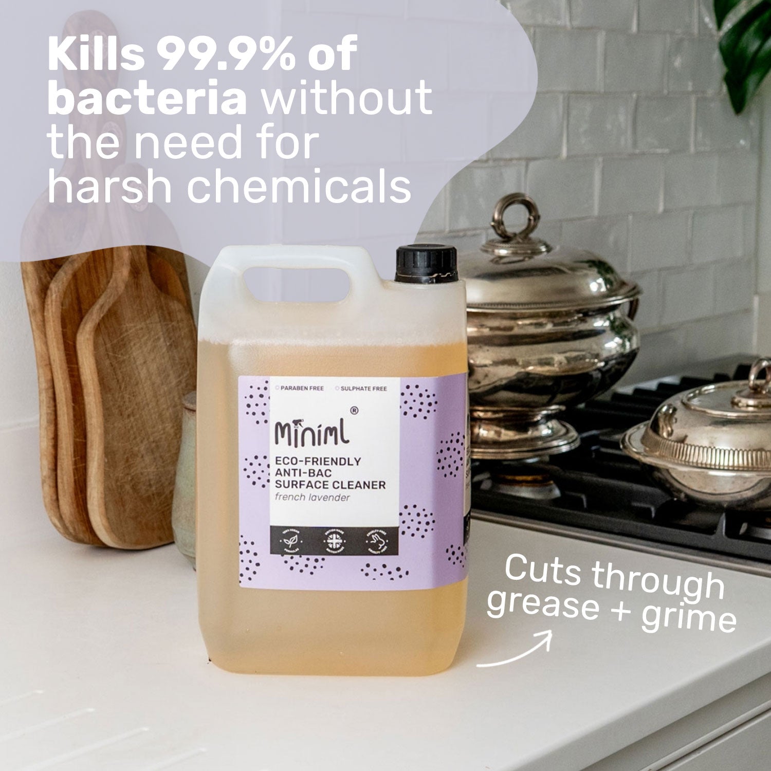 Anti-Bac Surface Cleaner - French Lavender - Bulk Refill