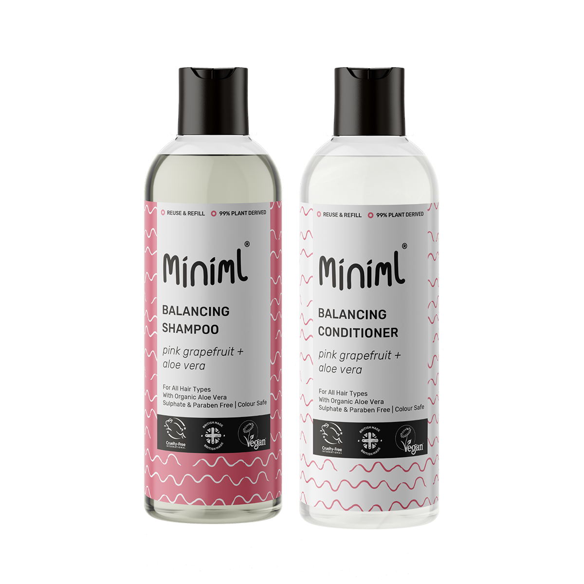 Balancing Shampoo + Conditioner - Pink Grapefruit + Aloe Vera