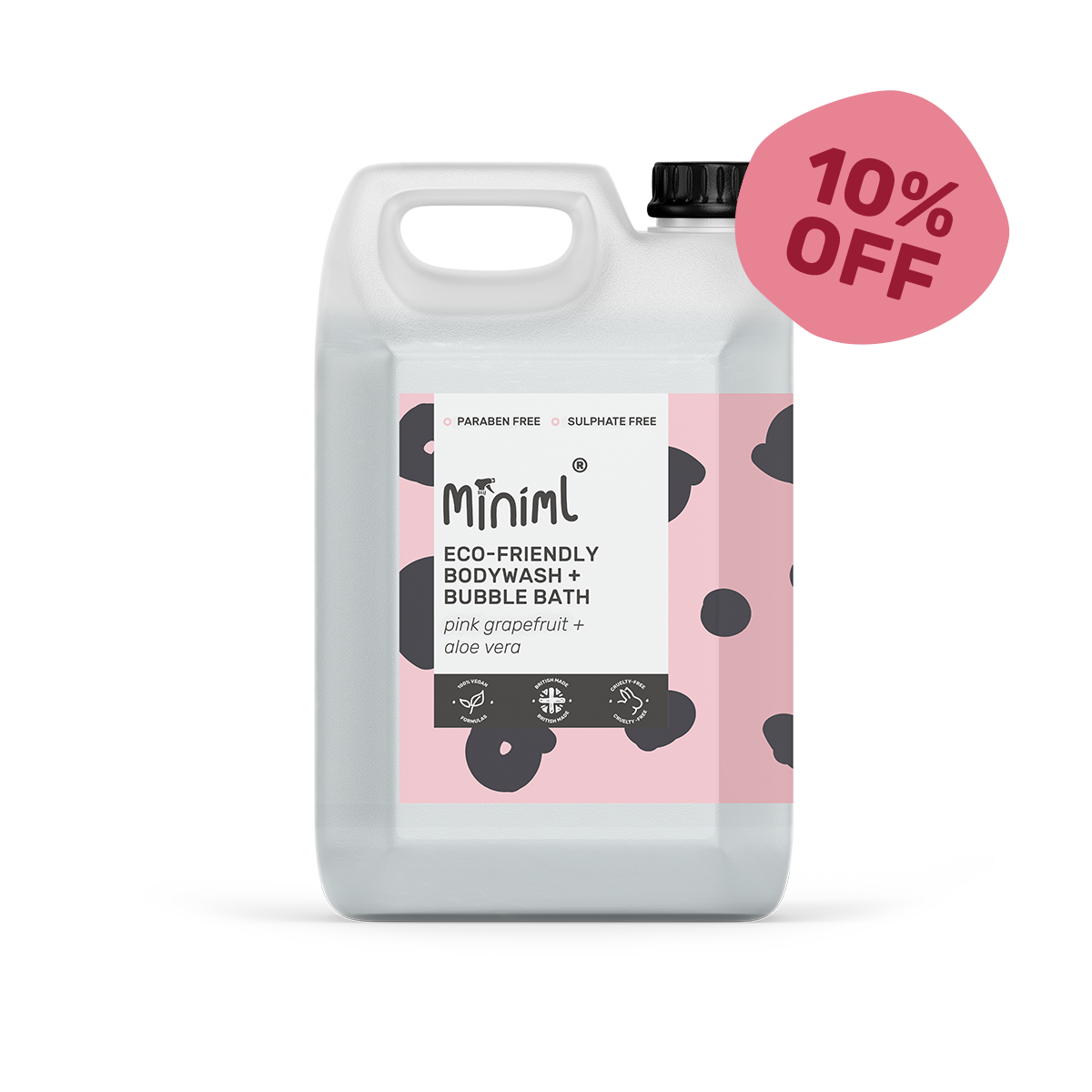 Bodywash + Bubblebath - Pink Grapefruit + Aloe Vera - Bulk Refill