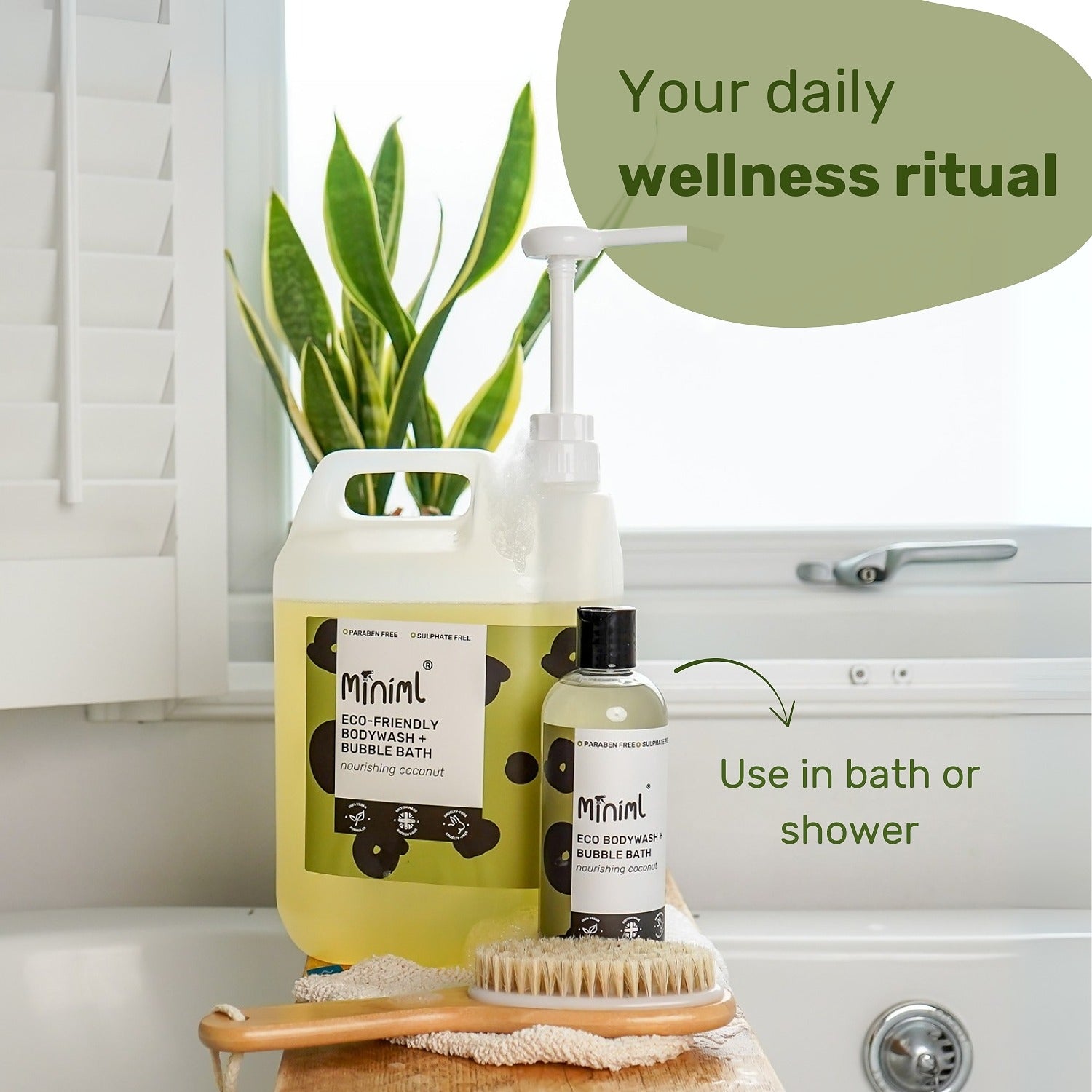 Bodywash + Bubblebath - Nourishing Coconut - Bulk Refill