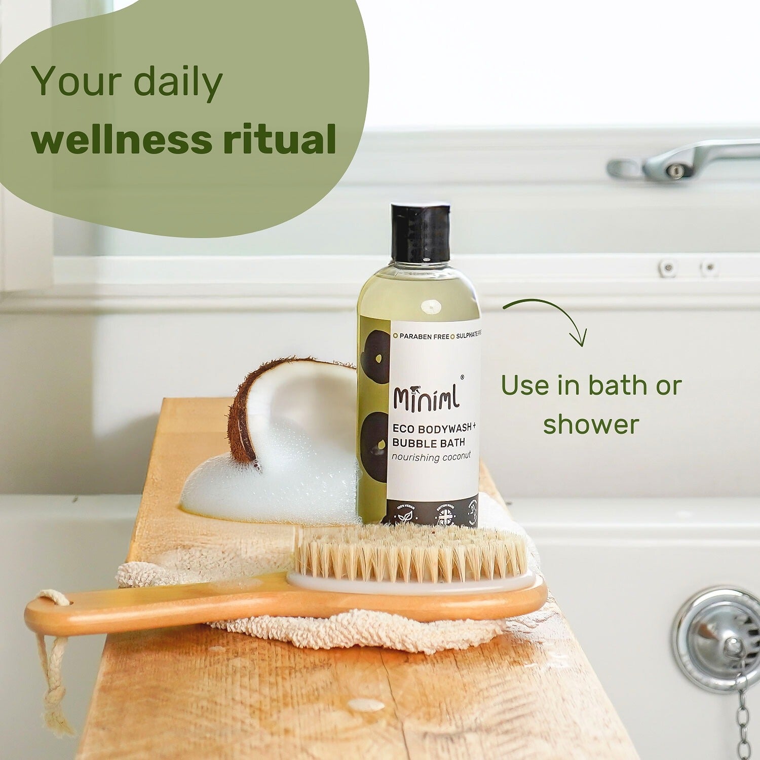 Bodywash + Bubblebath - Nourishing Coconut