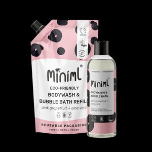 Bodywash + Bubblebath - Pink Grapefruit + Aloe Vera - Starter Kit