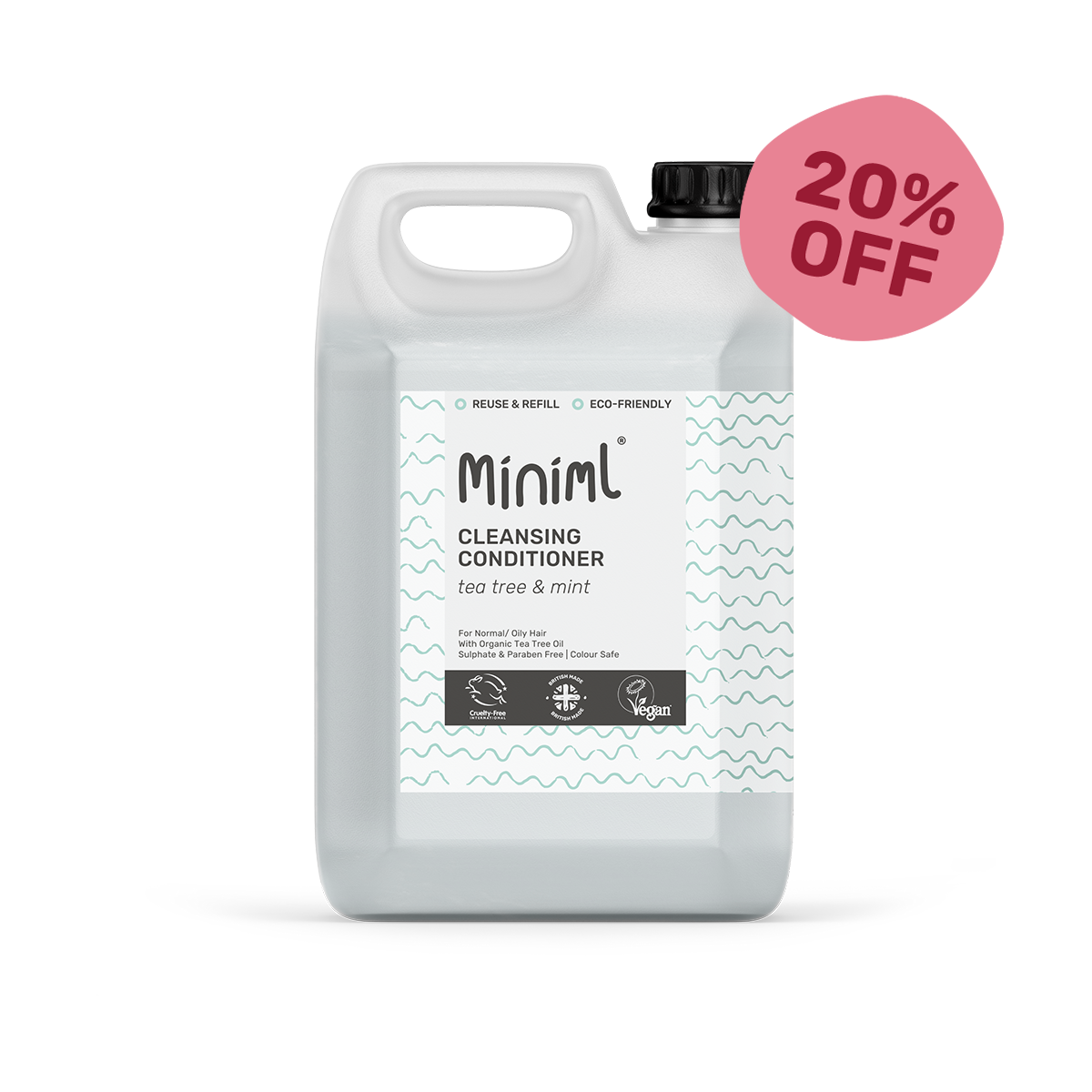 Cleansing Conditioner - Tea Tree + Mint - Bulk Refill