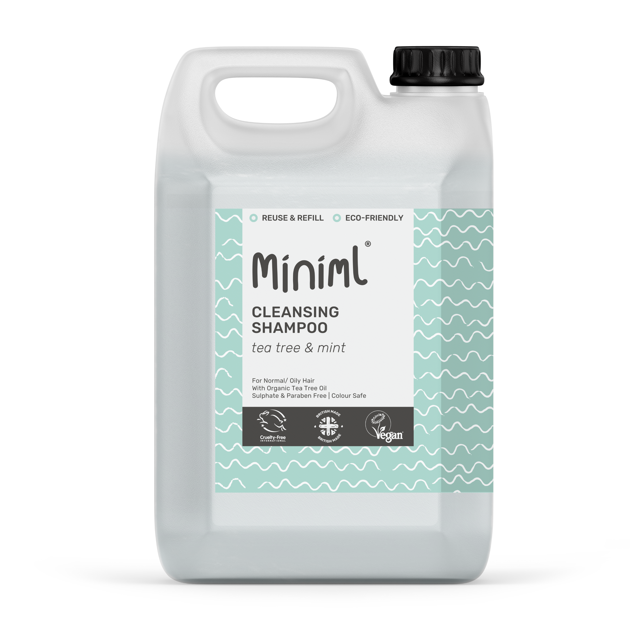 Cleansing Shampoo - Tea Tree + Mint - Bulk Refill