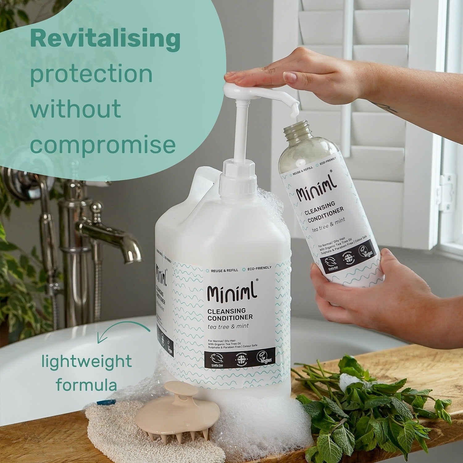 Cleansing Conditioner - Tea Tree + Mint - Bulk Refill
