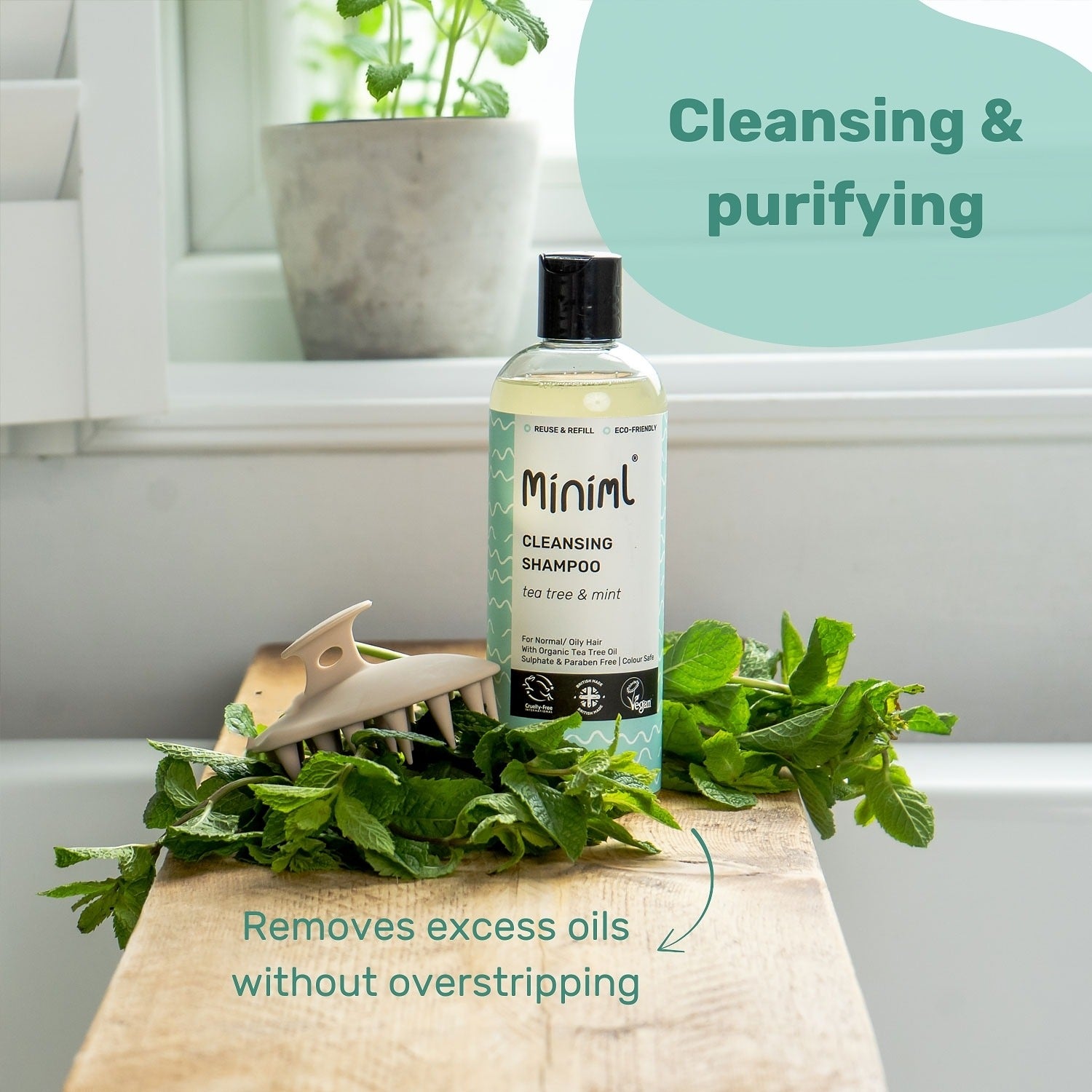 Cleansing Shampoo - Tea Tree + Mint