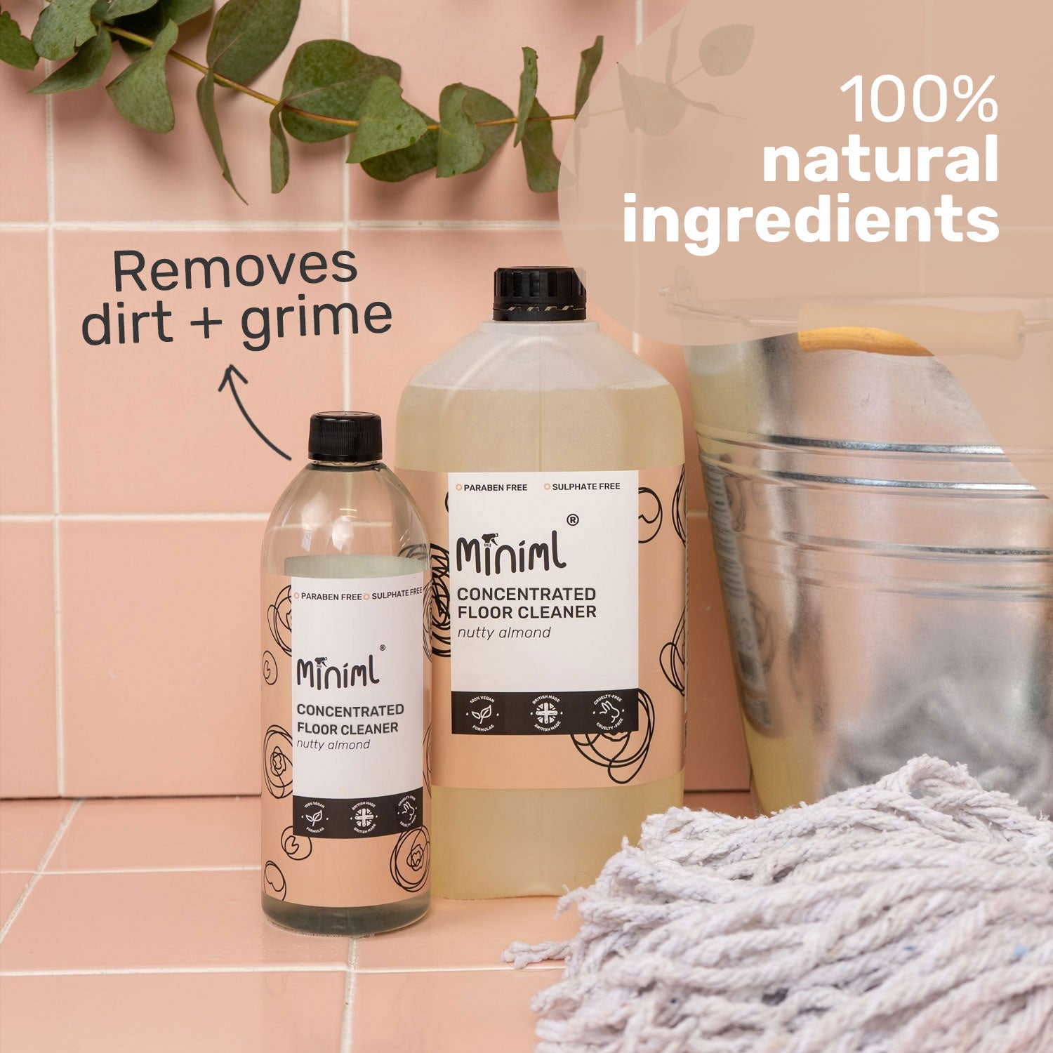 Floor Cleaner - Nutty Almond - Bulk Refill (200 Washes)