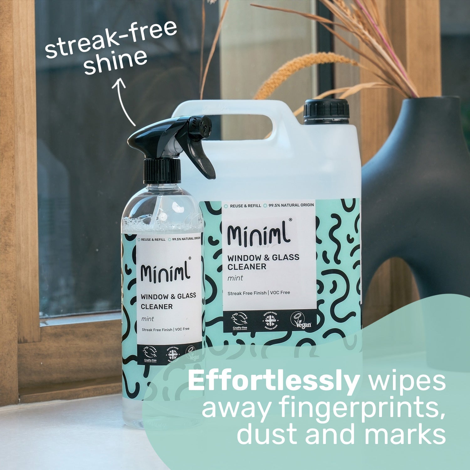 Window + Glass Cleaner - Mint Bulk Refill