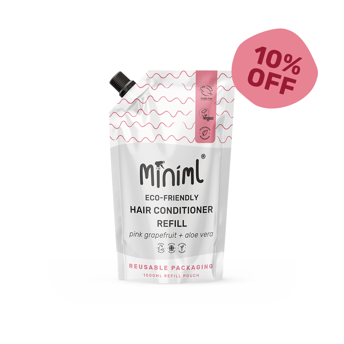 Balancing Conditioner - Pink Grapefruit + Aloe Vera - 1L Refill