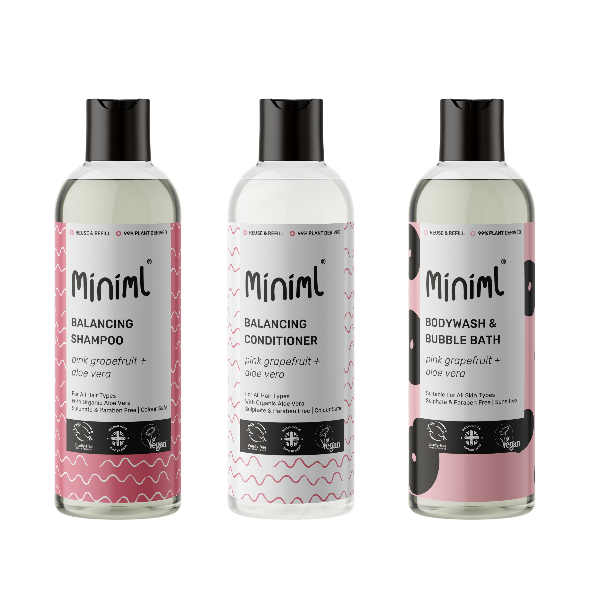 Hair and Beauty Bundle - Pink Grapefruit & Aloe Vera