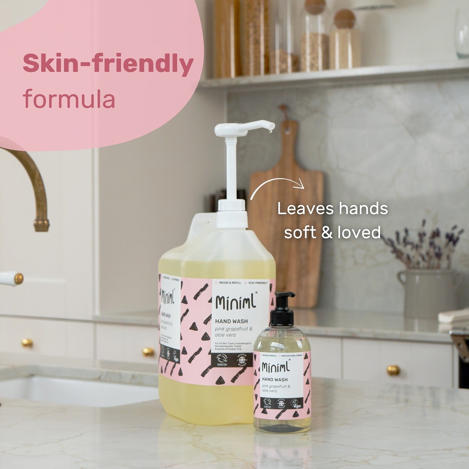 Hand Soap - Pink Grapefruit + Aloe Vera - Bulk Refill
