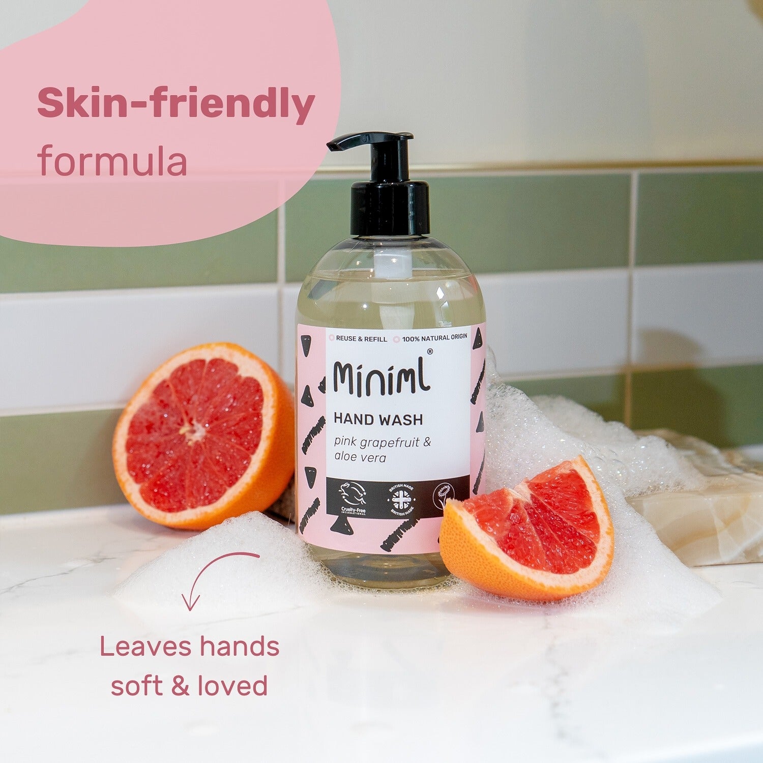 Hand Soap - Pink Grapefruit + Aloe Vera