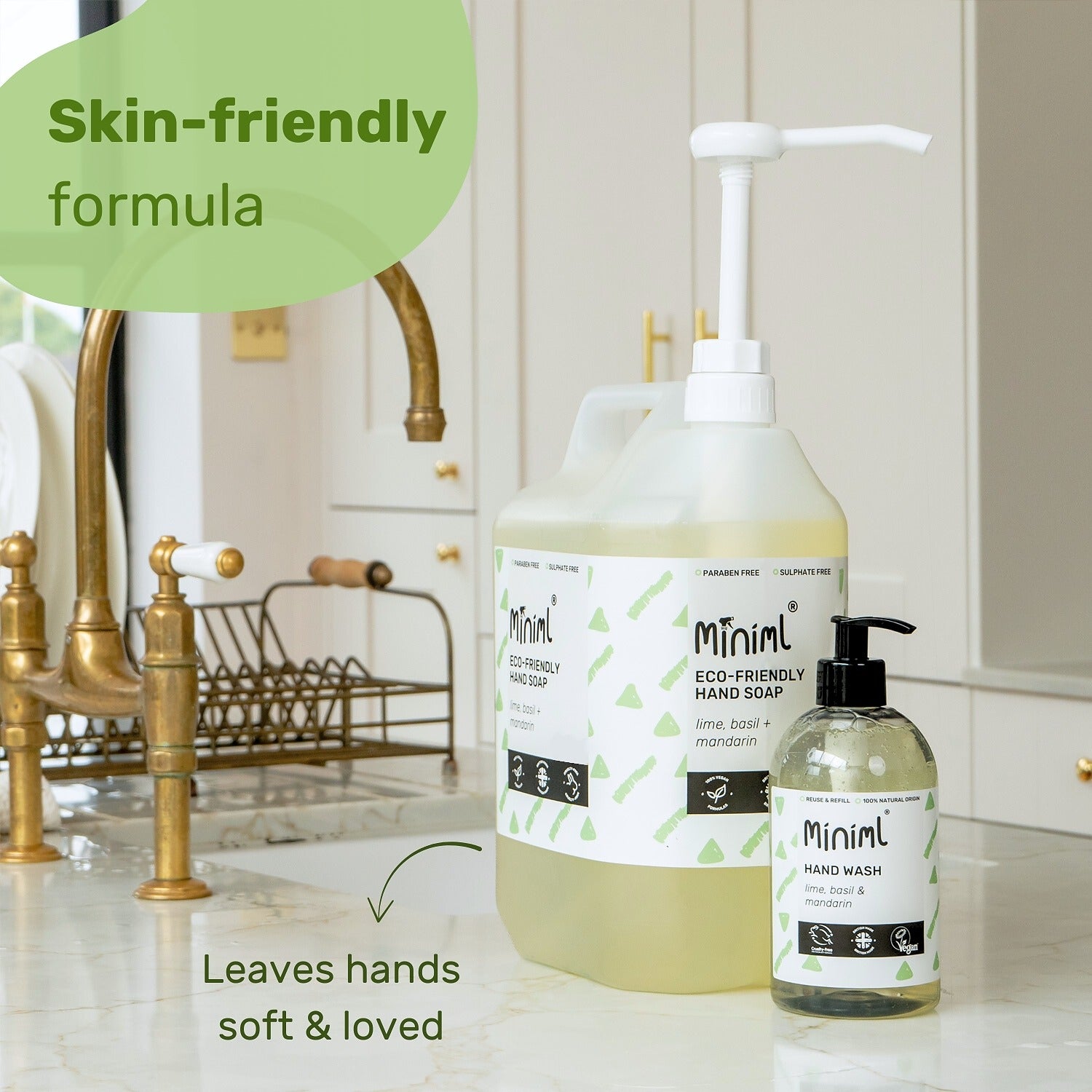 Hand Soap - Lime, Basil + Mandarin - Bulk Refill
