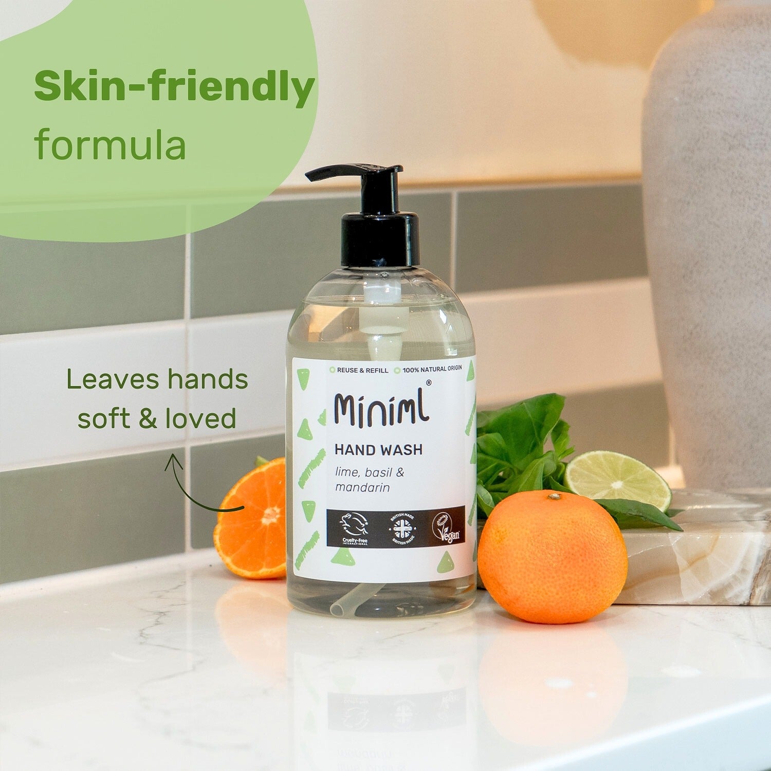 Hand Soap - Lime, Basil + Mandarin