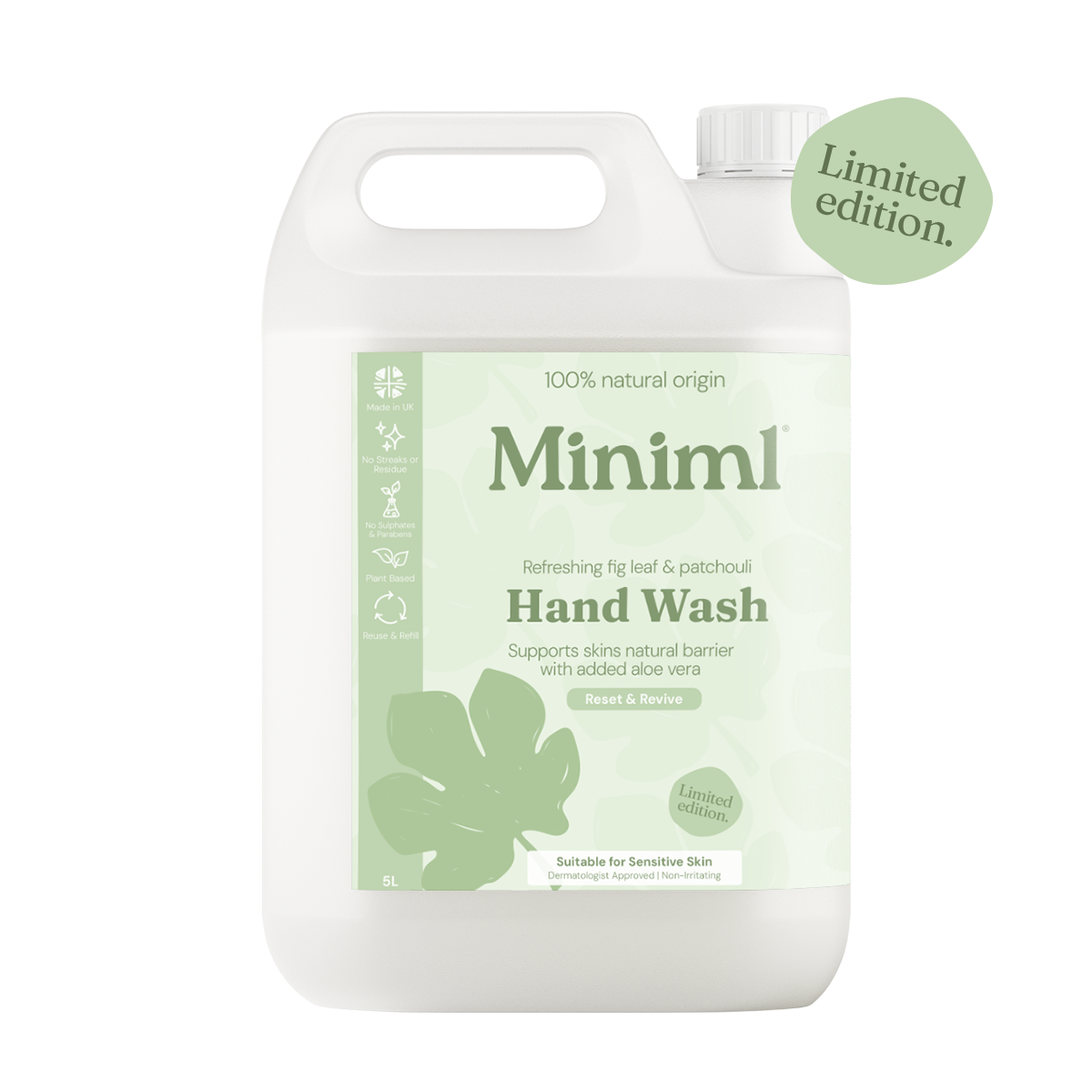 Limited Edition Hand Soap - Refreshing Fig Leaf + Patchouli - Bulk Refill