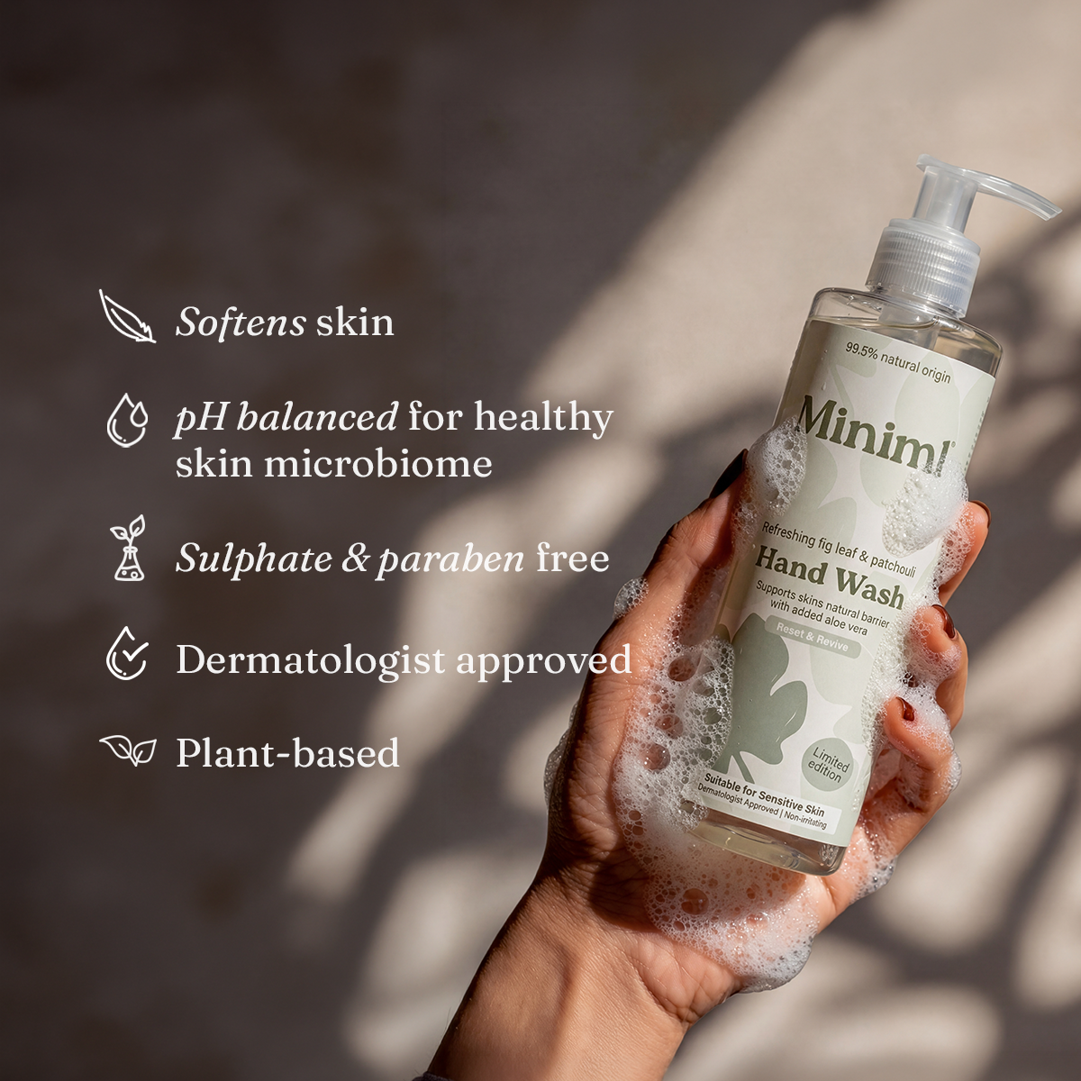 Limited Edition Hand Soap - Refreshing Fig Leaf + Patchouli