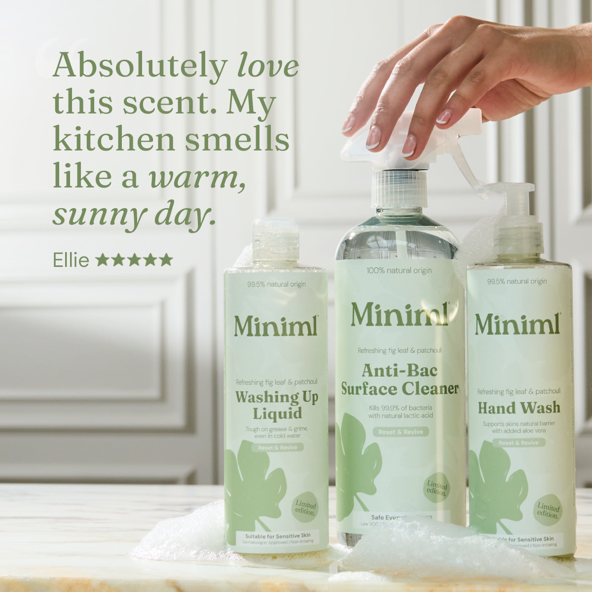 Limited Edition Hand Soap - Refreshing Fig Leaf + Patchouli