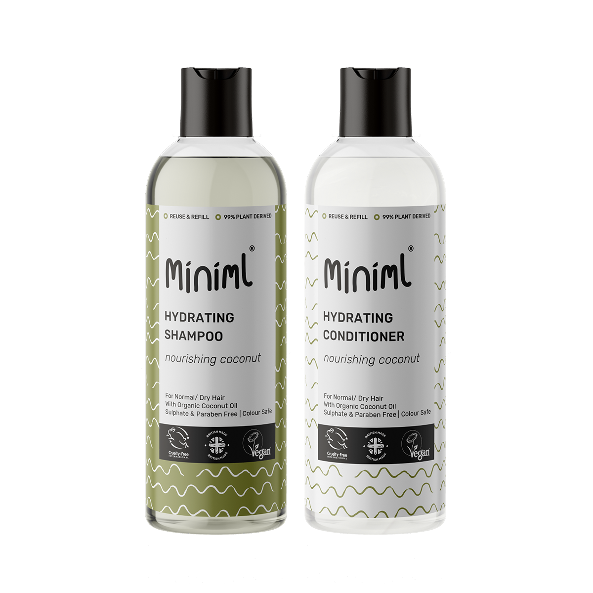 Hydrating Shampoo + Conditioner - Nourishing Coconut
