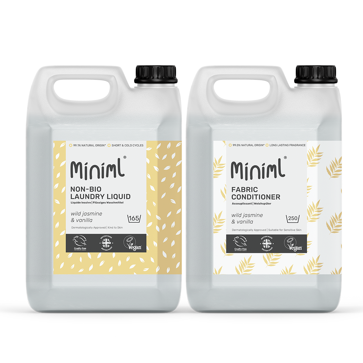 Laundry Essentials Refill Bundle - Wild Jasmine + Vanilla