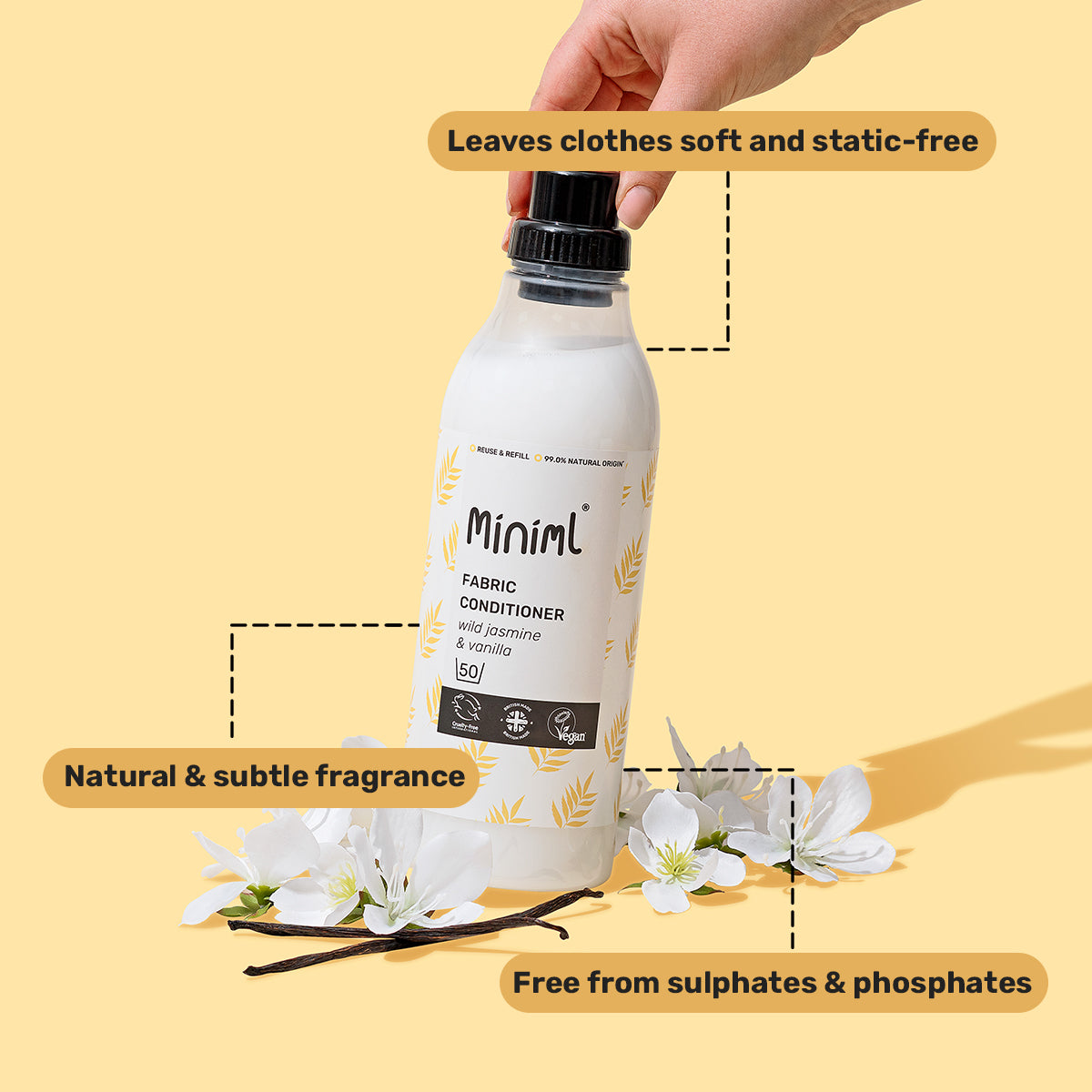 Fabric Conditioner - Calming Jasmine + Vanilla