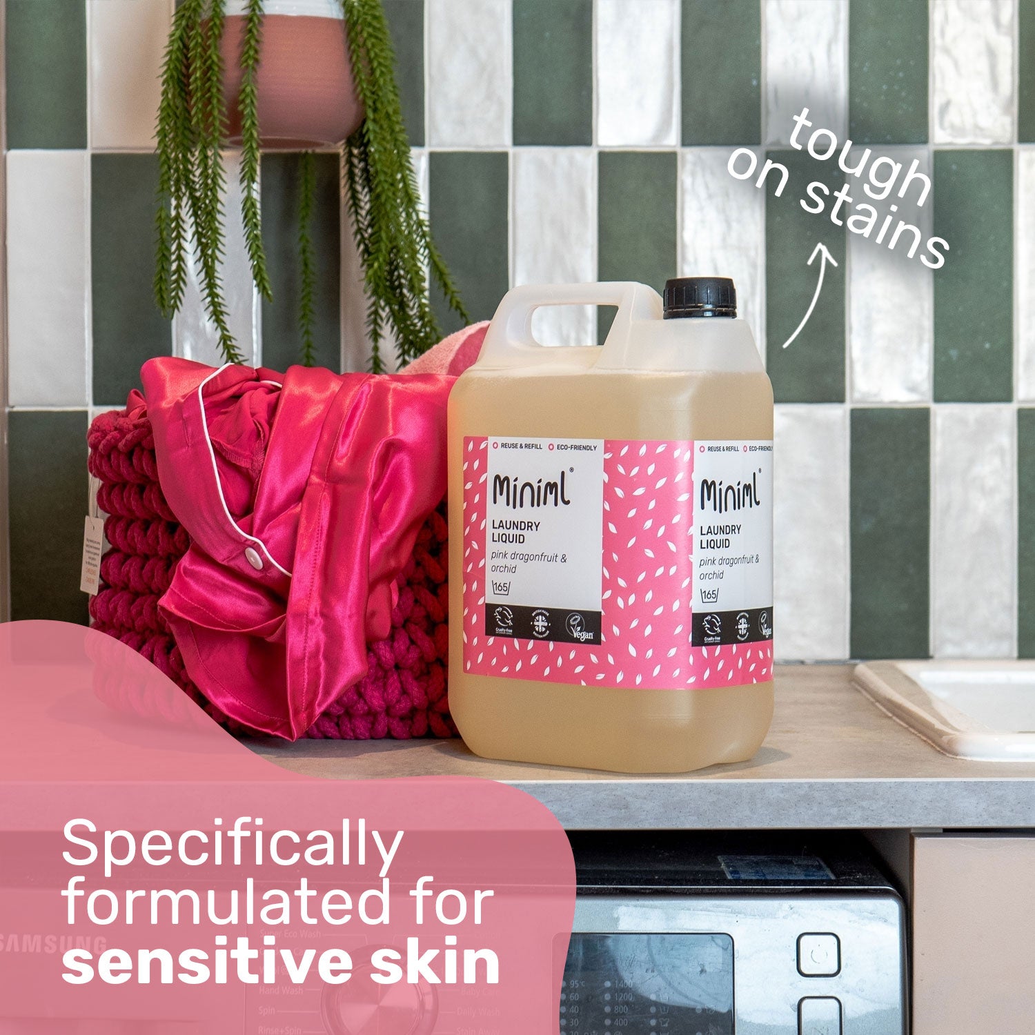Laundry Liquid - Pink Dragonfruit + Orchid - Bulk Refill (165 Washes)